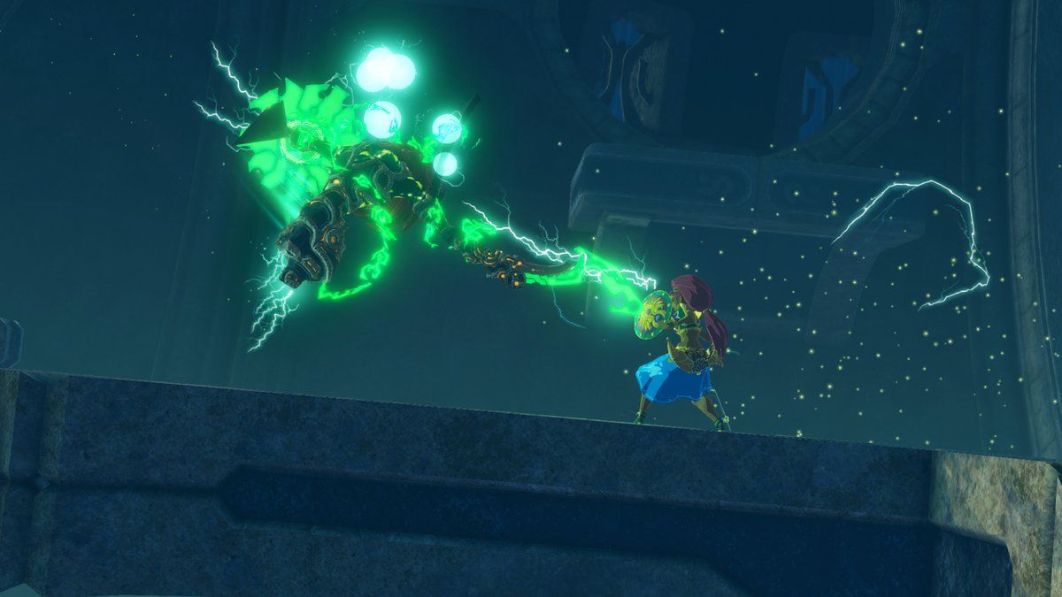 Nintendo of America phantom of Calamity Ganon, Thunderblight Ganon seeks to corrupt Divine Beast Vah Naboris. It strikes with incredible speed and electric attacks! #HyruleWarriors #Zelda
