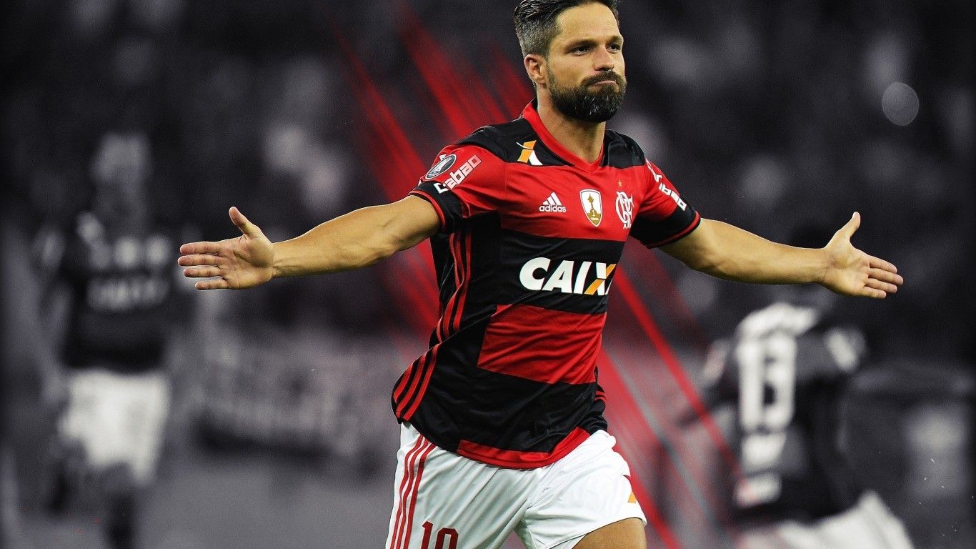 Download 1366x768 Diego Ribas, Football, Clube De Regatas Do Flamengo Wallpaper for Laptop, Notebook