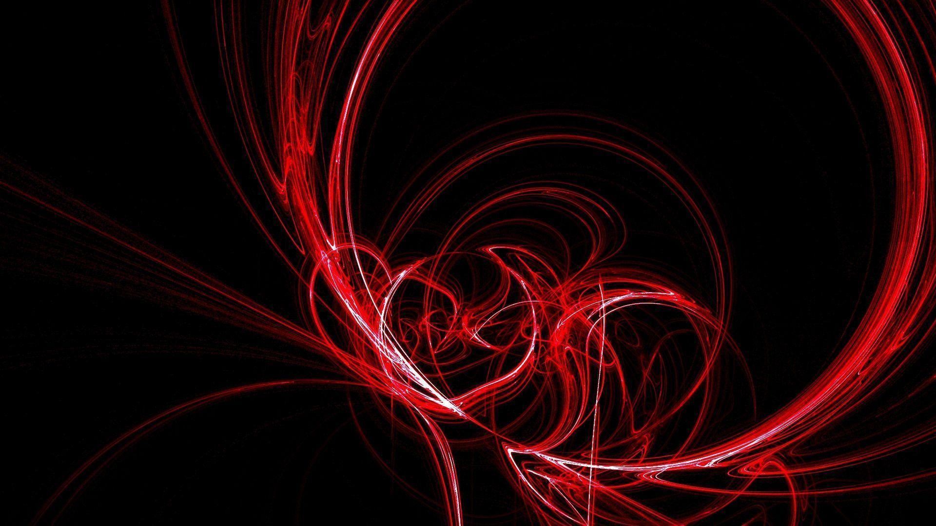 Black And Red Abstract Wallpaper