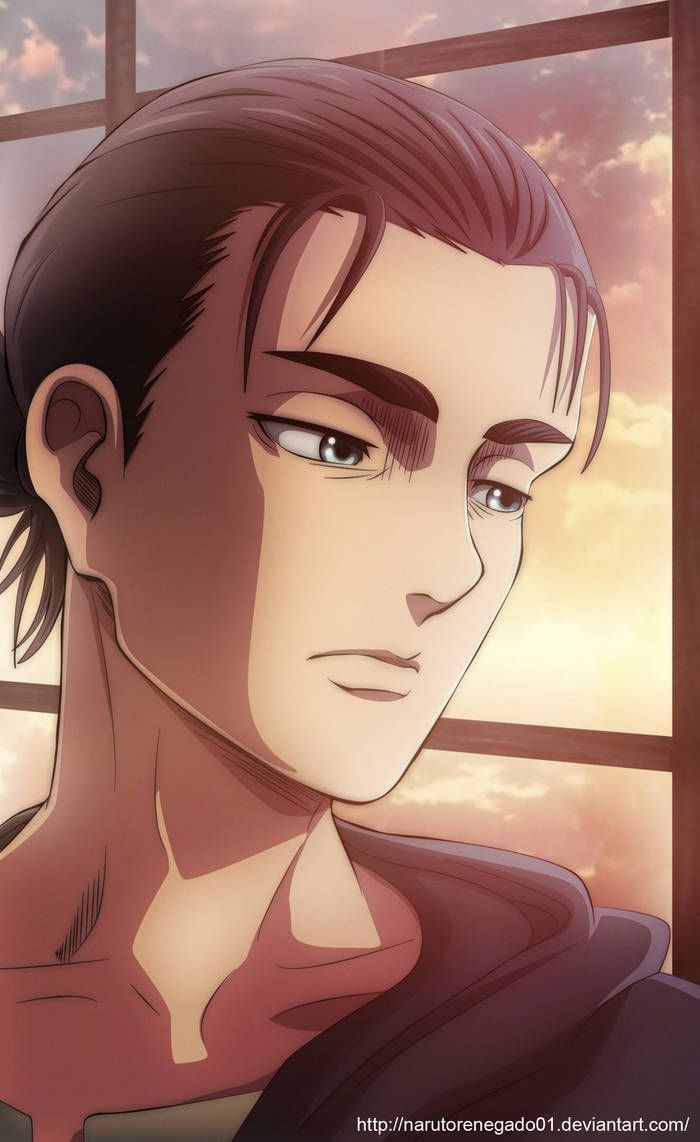 eren yeager blushing