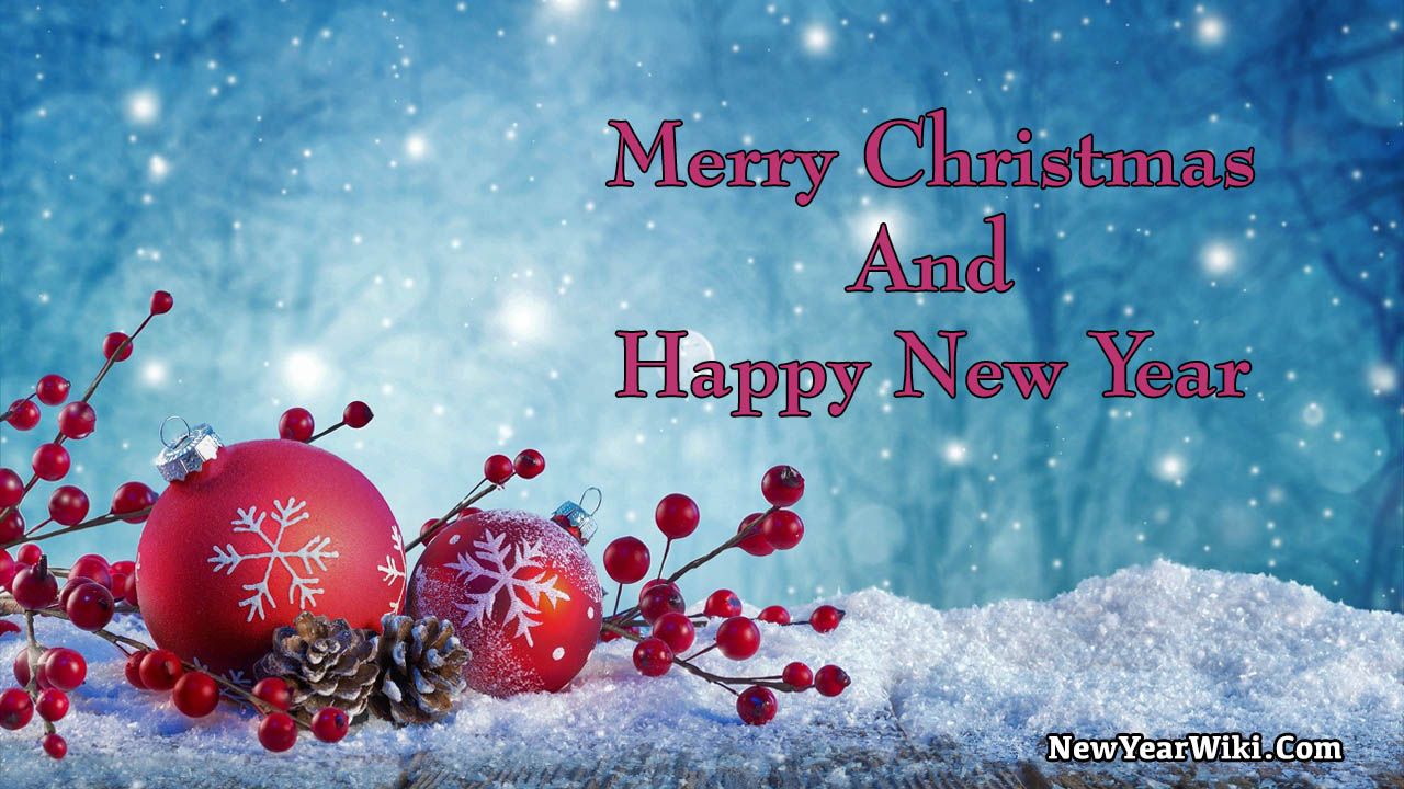 Merry Christmas And Happy New Year Greetings 2021