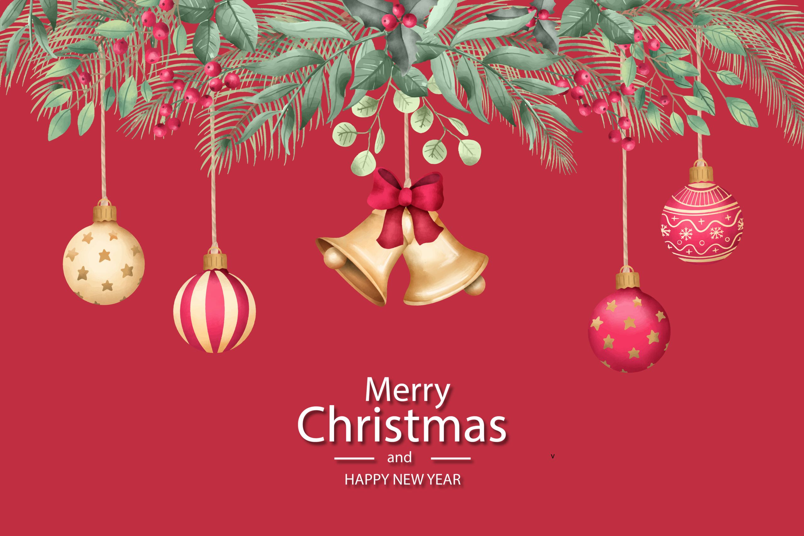 Merry Christmas and New Year 2021 Image