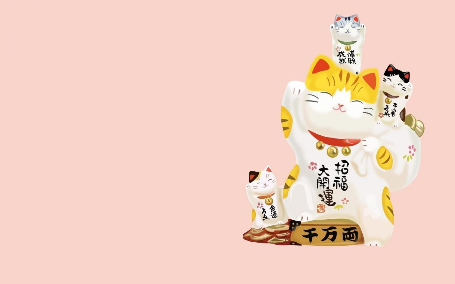 Lucky Cat Background Images HD Pictures and Wallpaper For Free Download   Pngtree