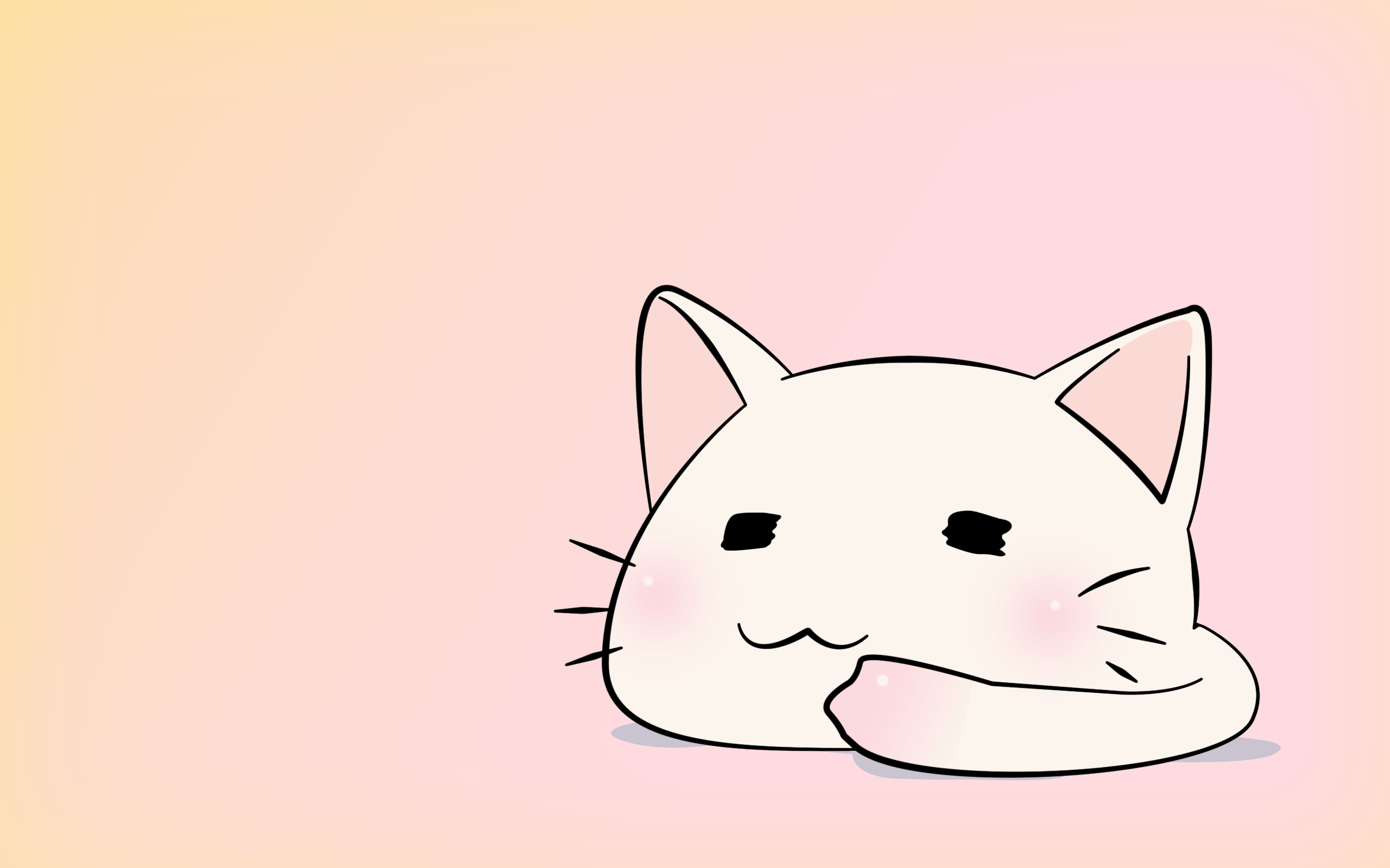 Pink Cat Wallpaper