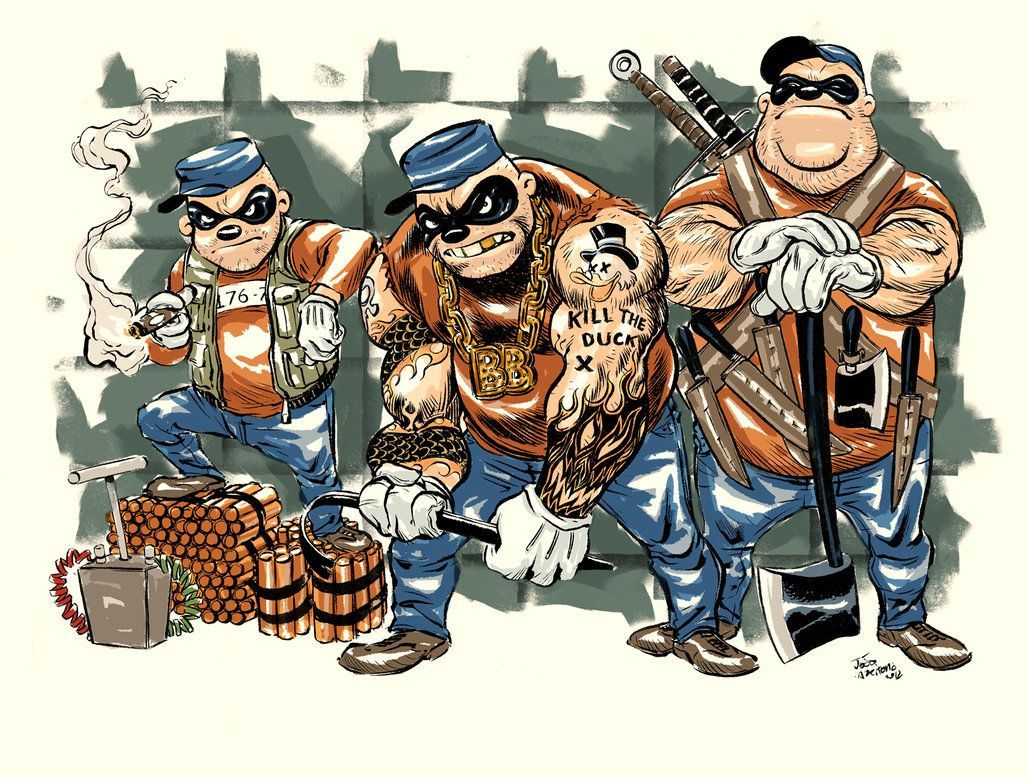 Beagle Boys. Cartoon tattoos, Cartoon, Cartoon wallpaper