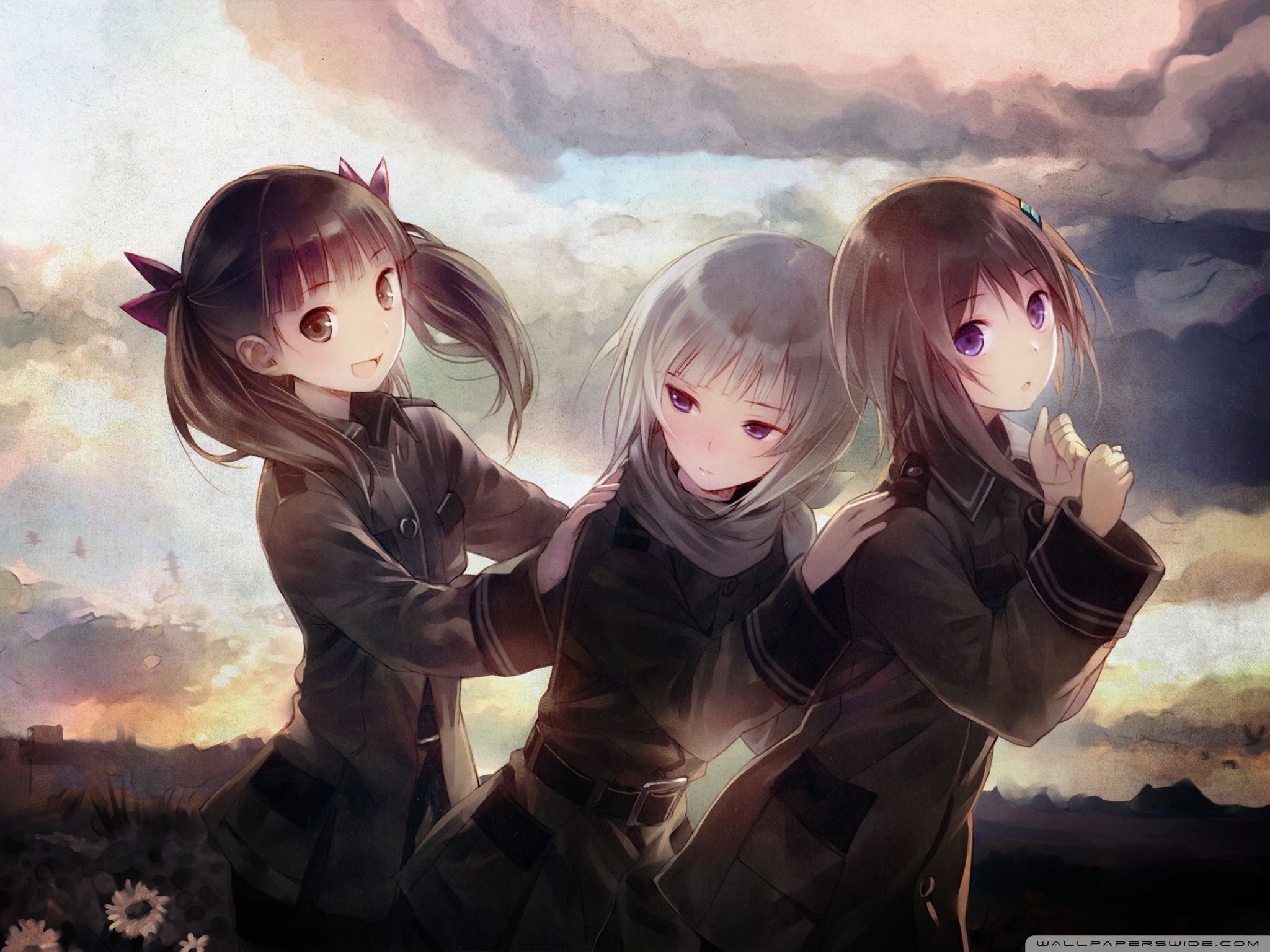 Cute Wallpaper For 3 Best Friends