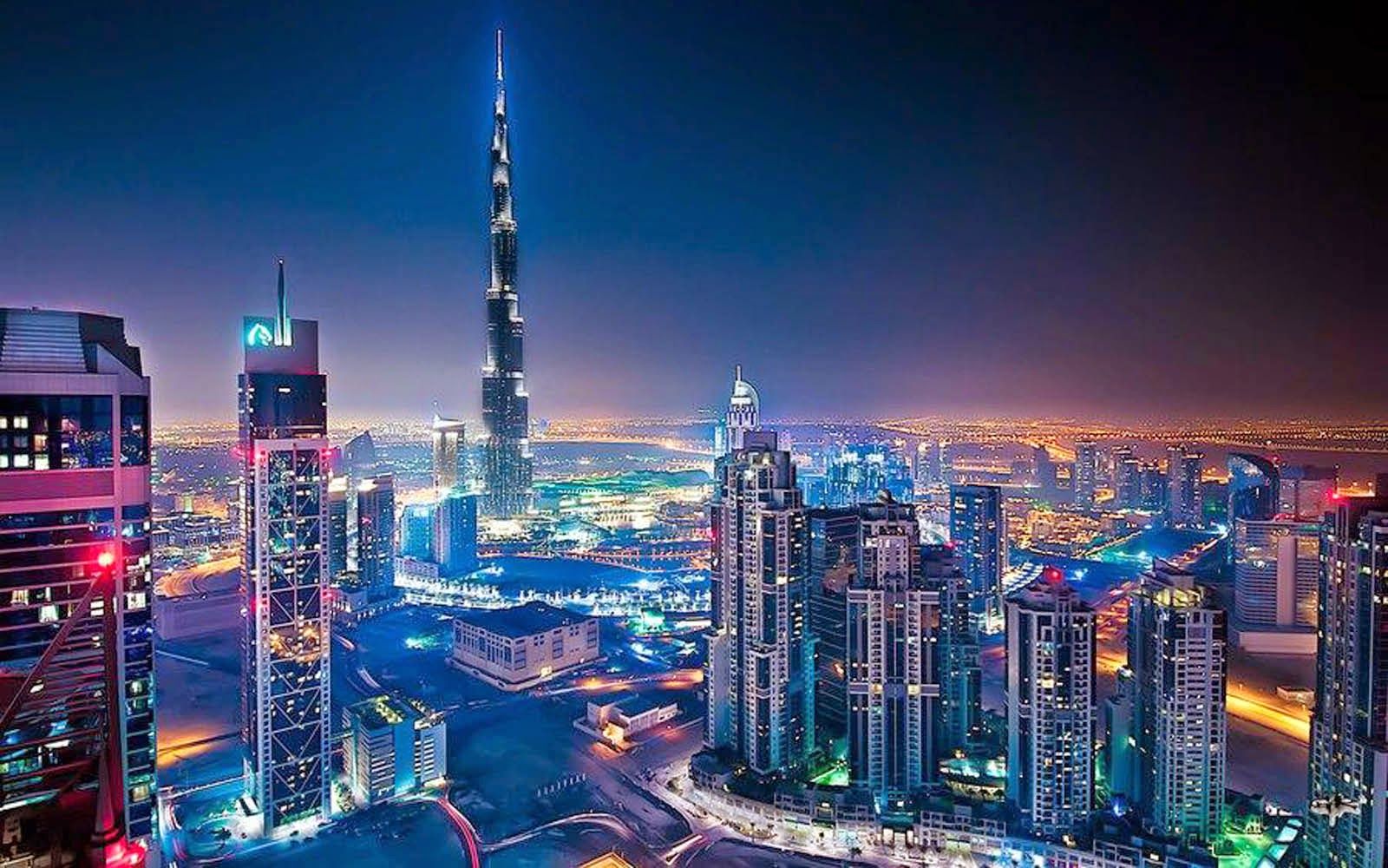 Burj Khalifa Wallpaper At Night