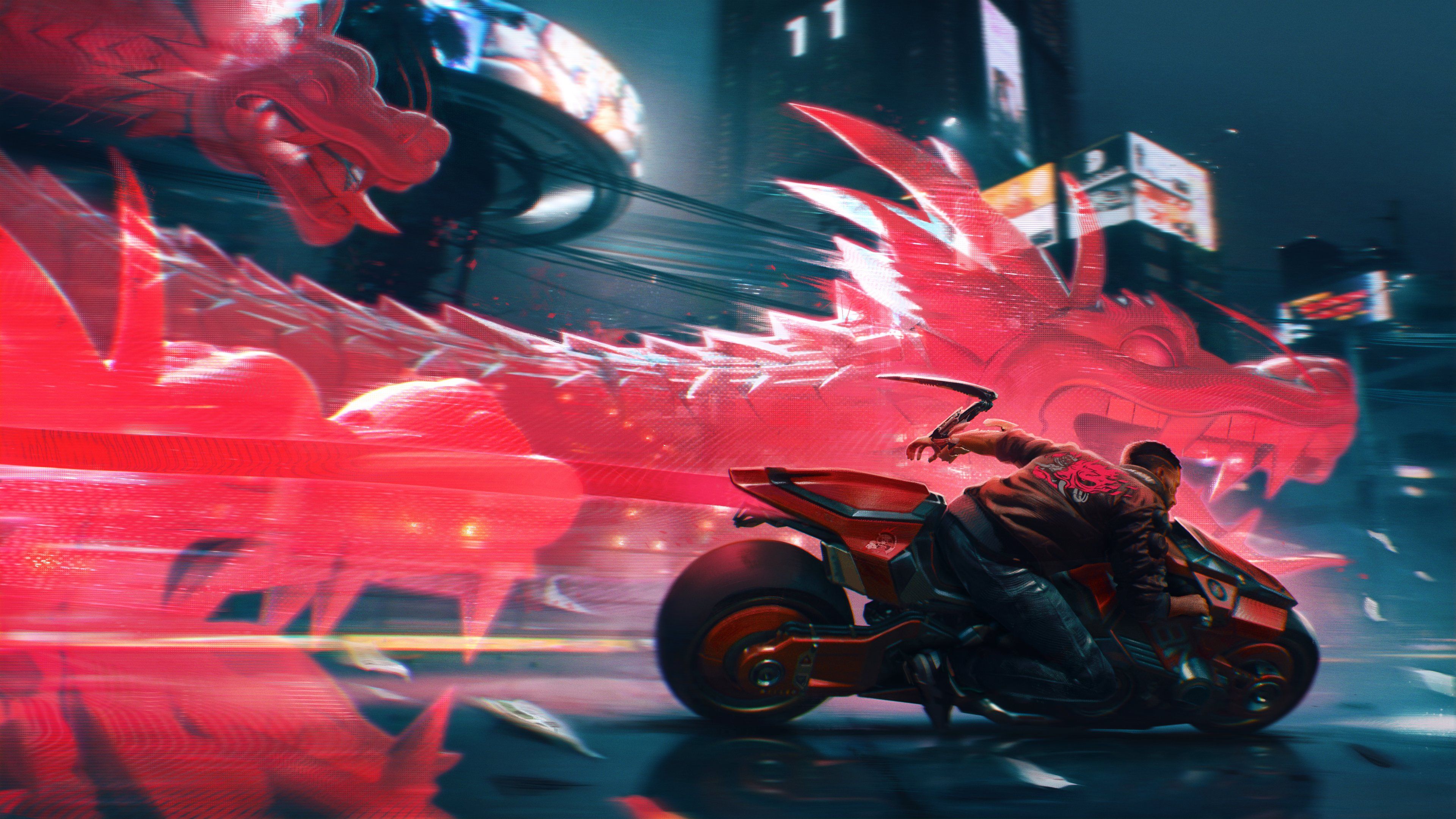 CYBERPUNK 2077 Dragon Boat 4k, HD Games, 4k Wallpaper, Image, Background, Photo and Picture