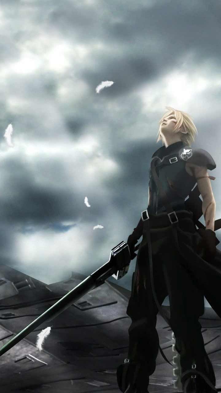 Final Fantasy 7 Remake wallpaper HD phone background PS4 game art poster logo on iPhone andro. Final fantasy vii cloud, Final fantasy cloud strife, Final fantasy