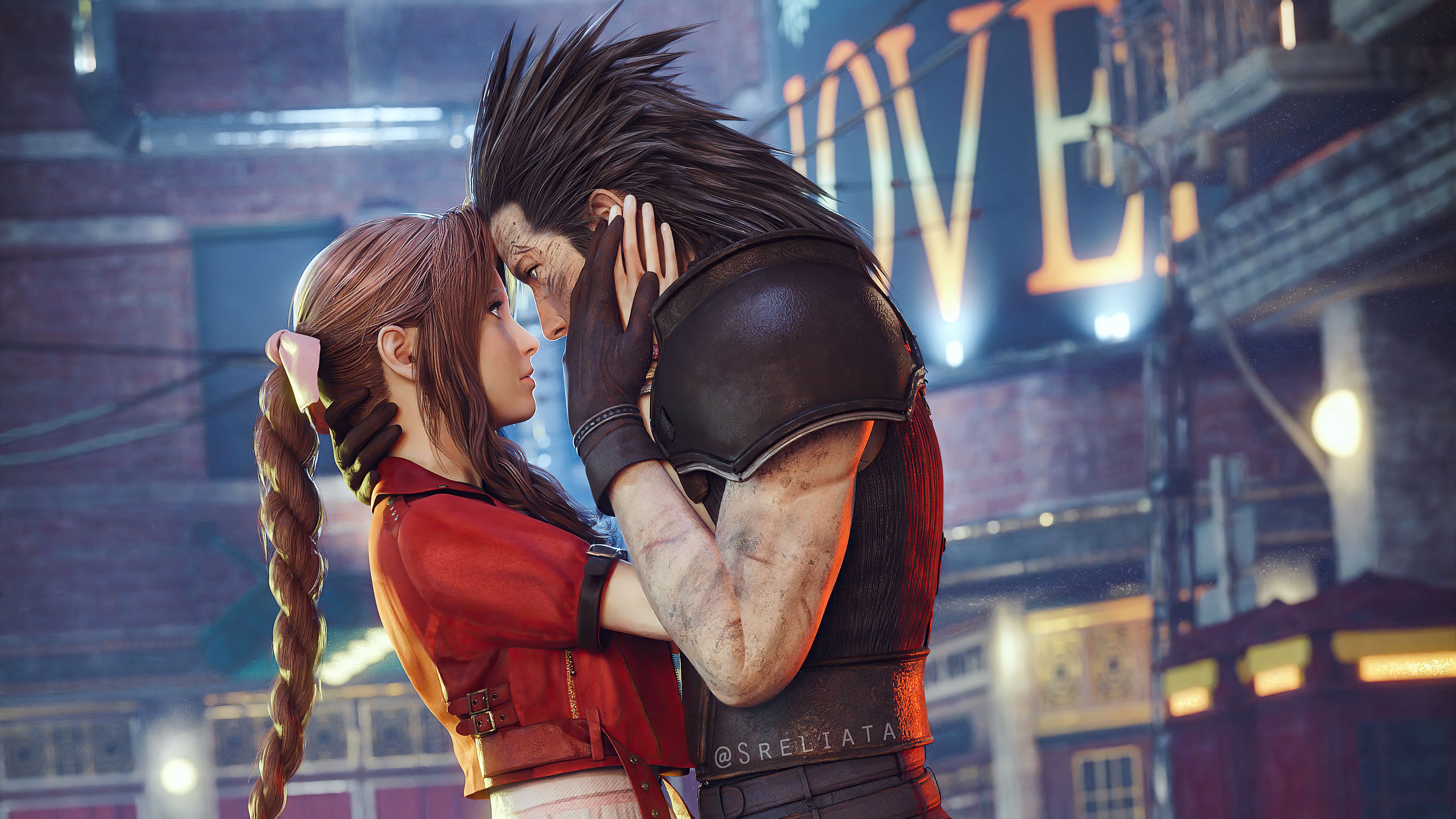 Aerith Gainsborough And Cloud Strife Final Fantasy 7 Remake 4k, HD Games, 4k Wallpaper, Image, Background, Photo and Picture