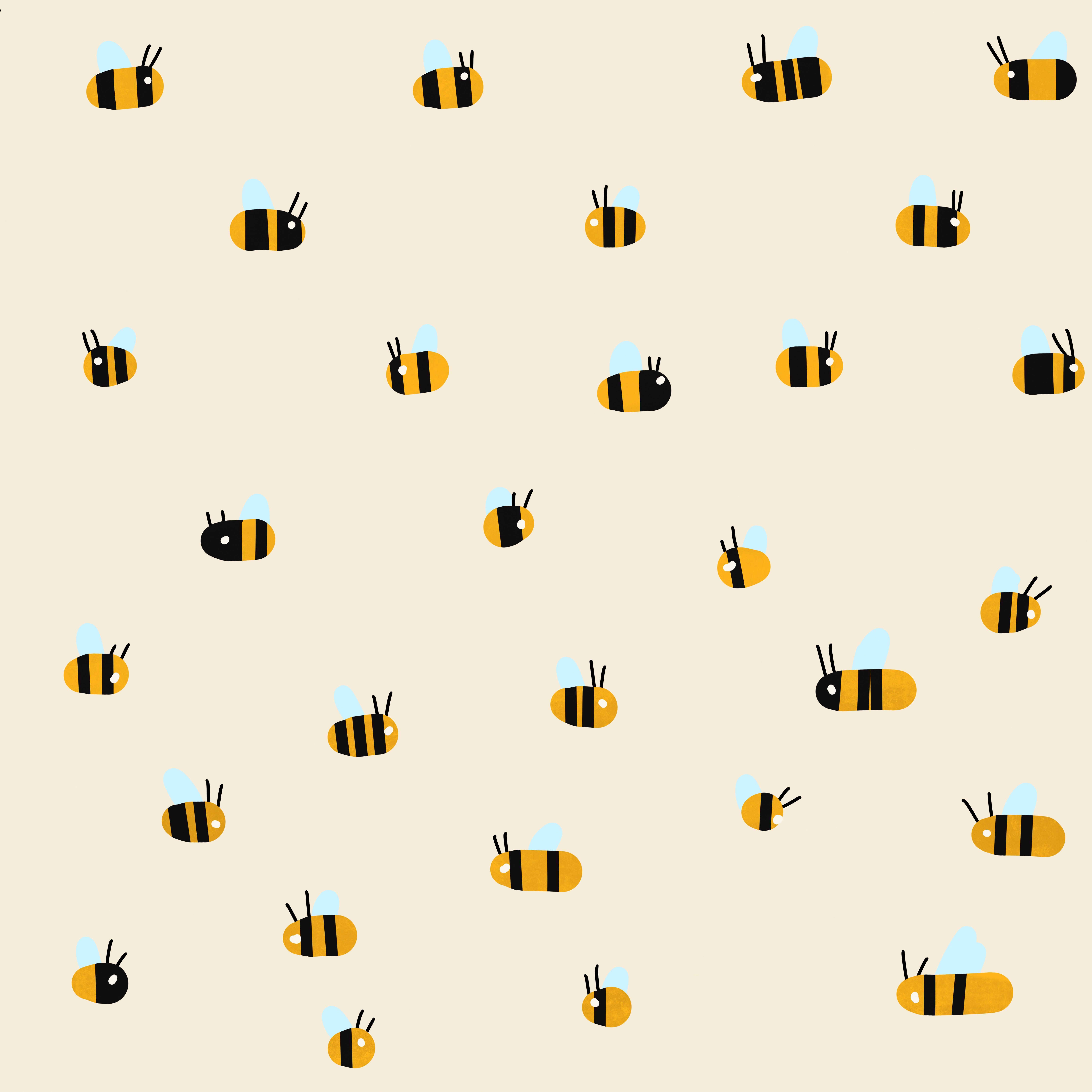 Premium Vector  Bee seamless pattern background  Padrões de papel de  parede Papel de parede kawaii Papel de parede bonito para iphone