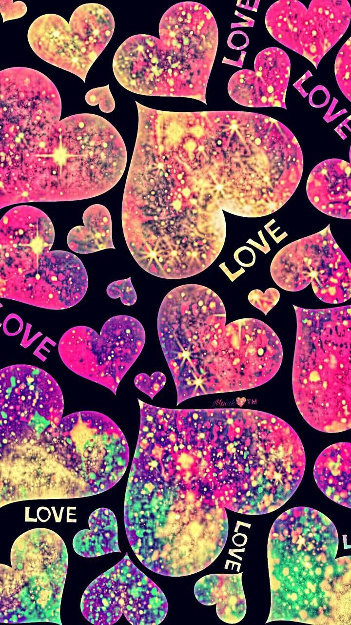 Neon Love Galaxy Wallpaper #androidwallpaper #iphonewallpaper #wallpaper #galaxy #sparkle #glitter #l. Pink glitter wallpaper, Glitter wallpaper, Galaxy wallpaper