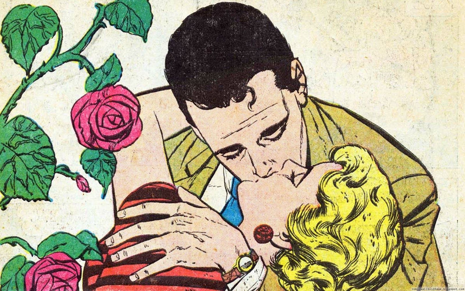 Comic Wallpaper Vintage: Stories of Romance (Vintage Comic Wallpaper)