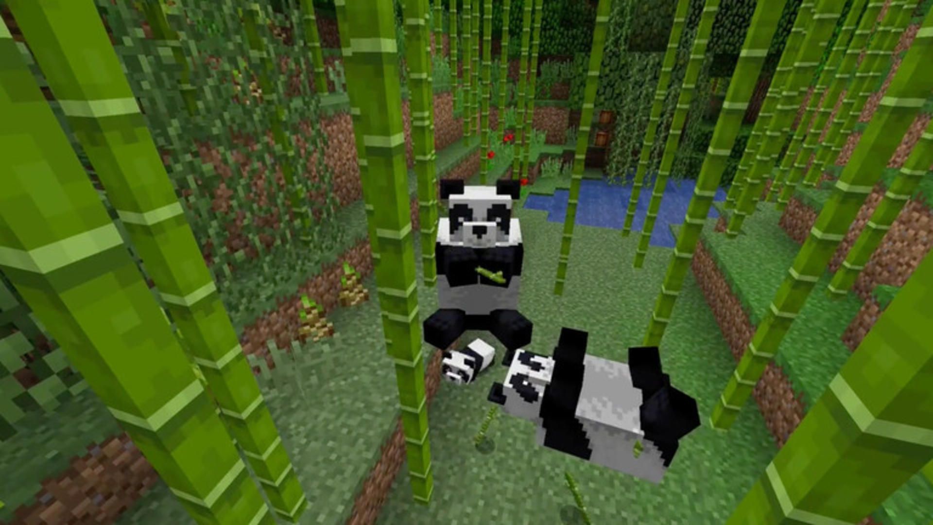 Minecraft overhauling NPC villages, adding pandas. Rock Paper Shotgun