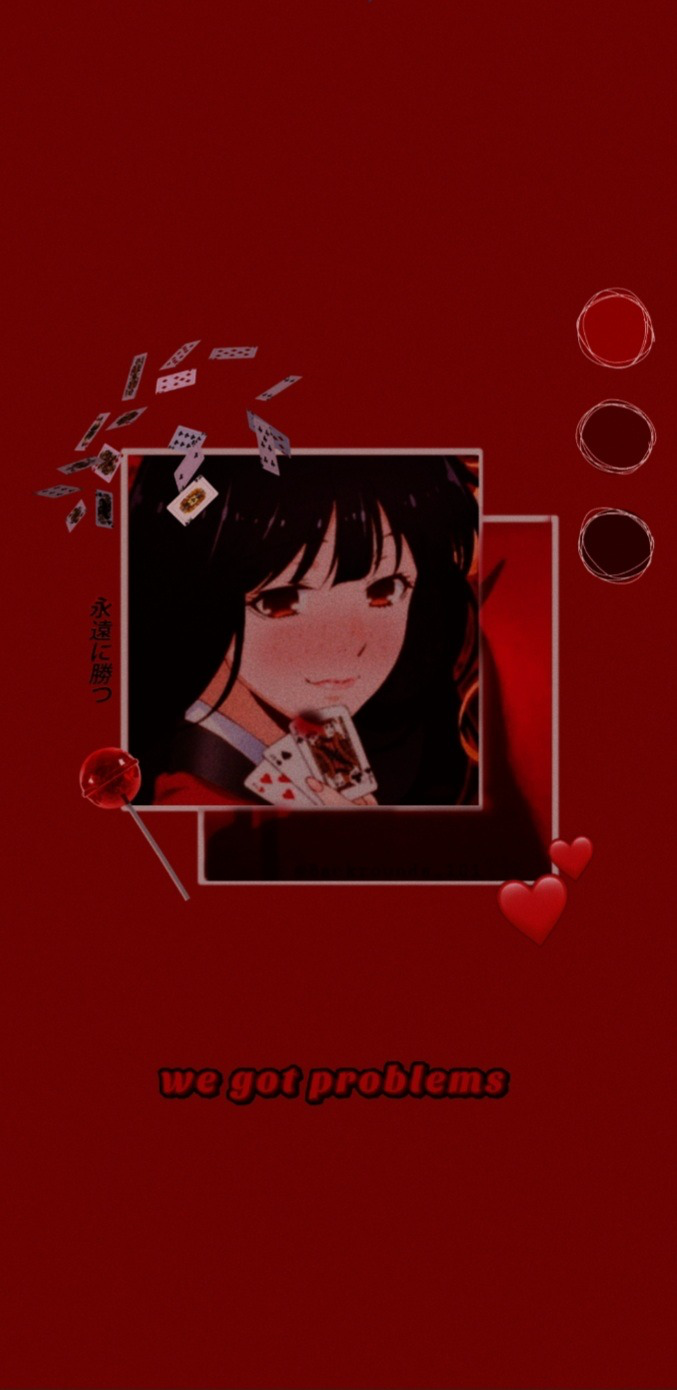 Anime Aesthetic PC Wallpaper Red
