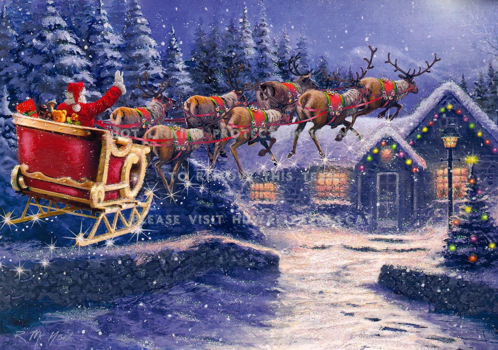 Sleigh Wallpaper. Santa Sleigh Wallpaper, Sleigh Ride Wallpaper and Grinch Sleigh Wallpaper