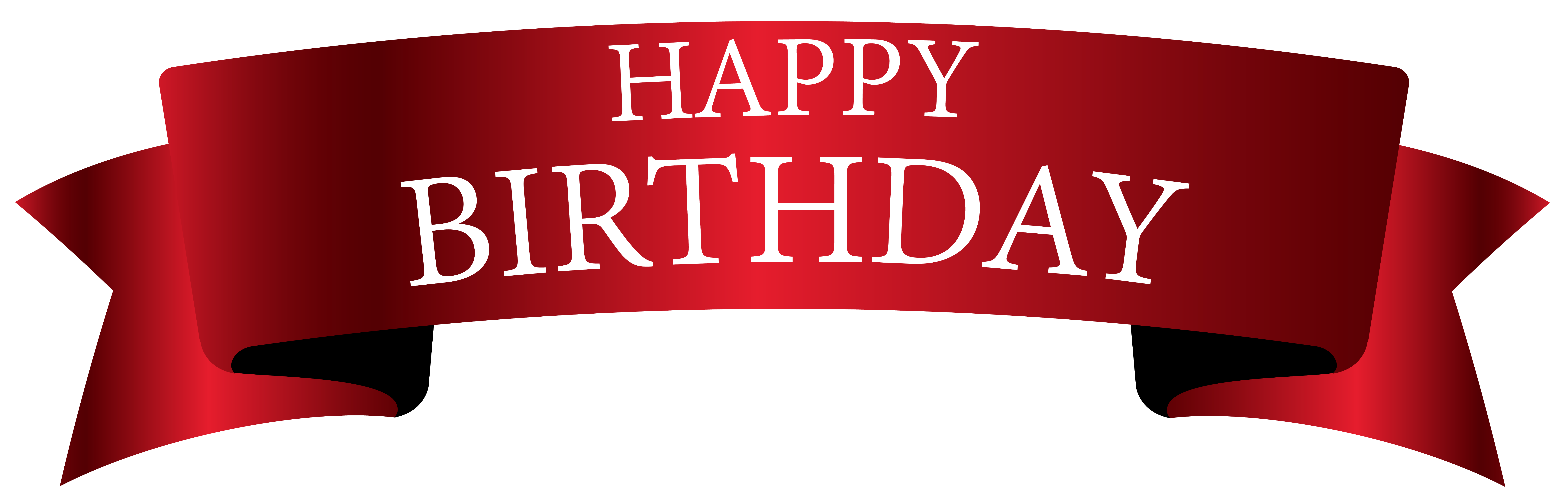 Red Birthday Banner PNG Clipart Image Quality Image And Transparent PNG Free Clipart