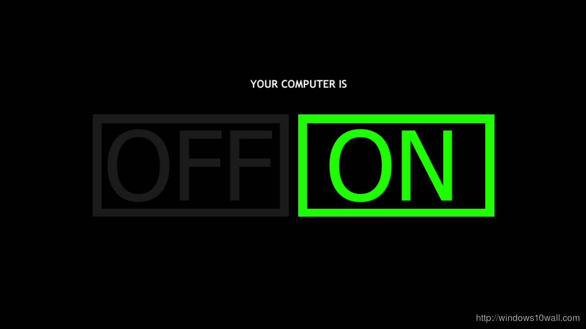 Funny Off On Computer Screen Wallpaper 10 Wallpaper