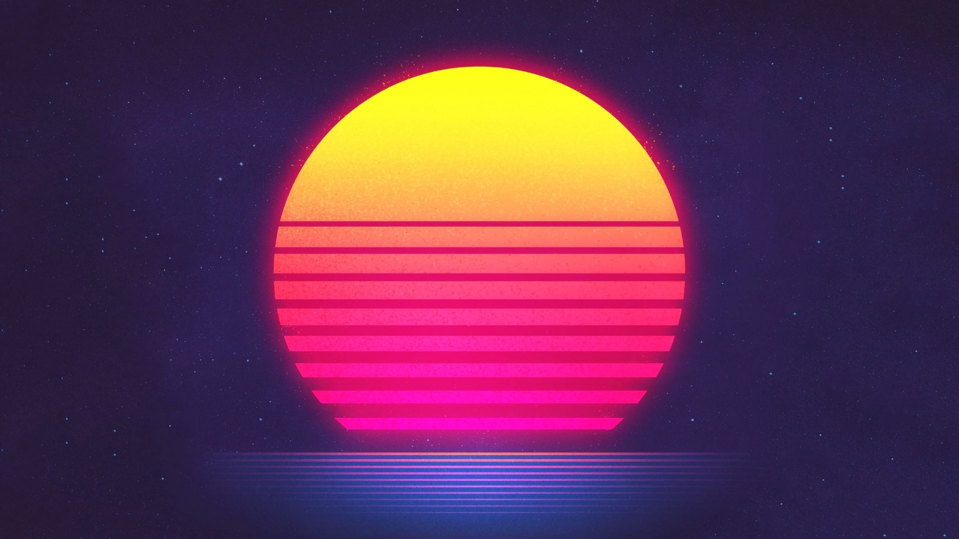 Retrowave 1920x1080 Beach Wallpapers - Wallpaper Cave