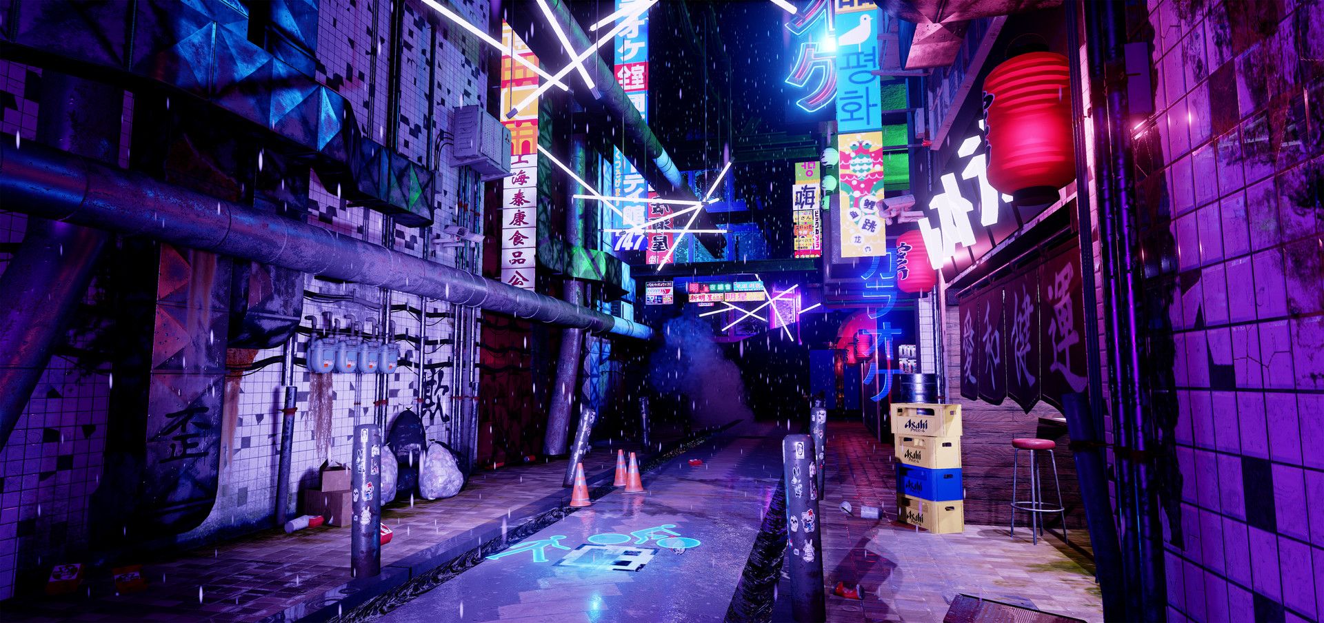 Tokyo Street Aesthetic HD Wallpaper