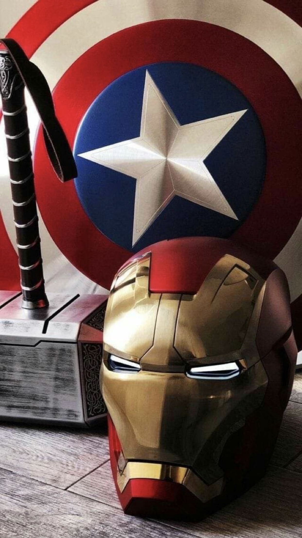 Avengers Trio Wallpaper. Marvel wallpaper, Avengers wallpaper, Marvel artwork