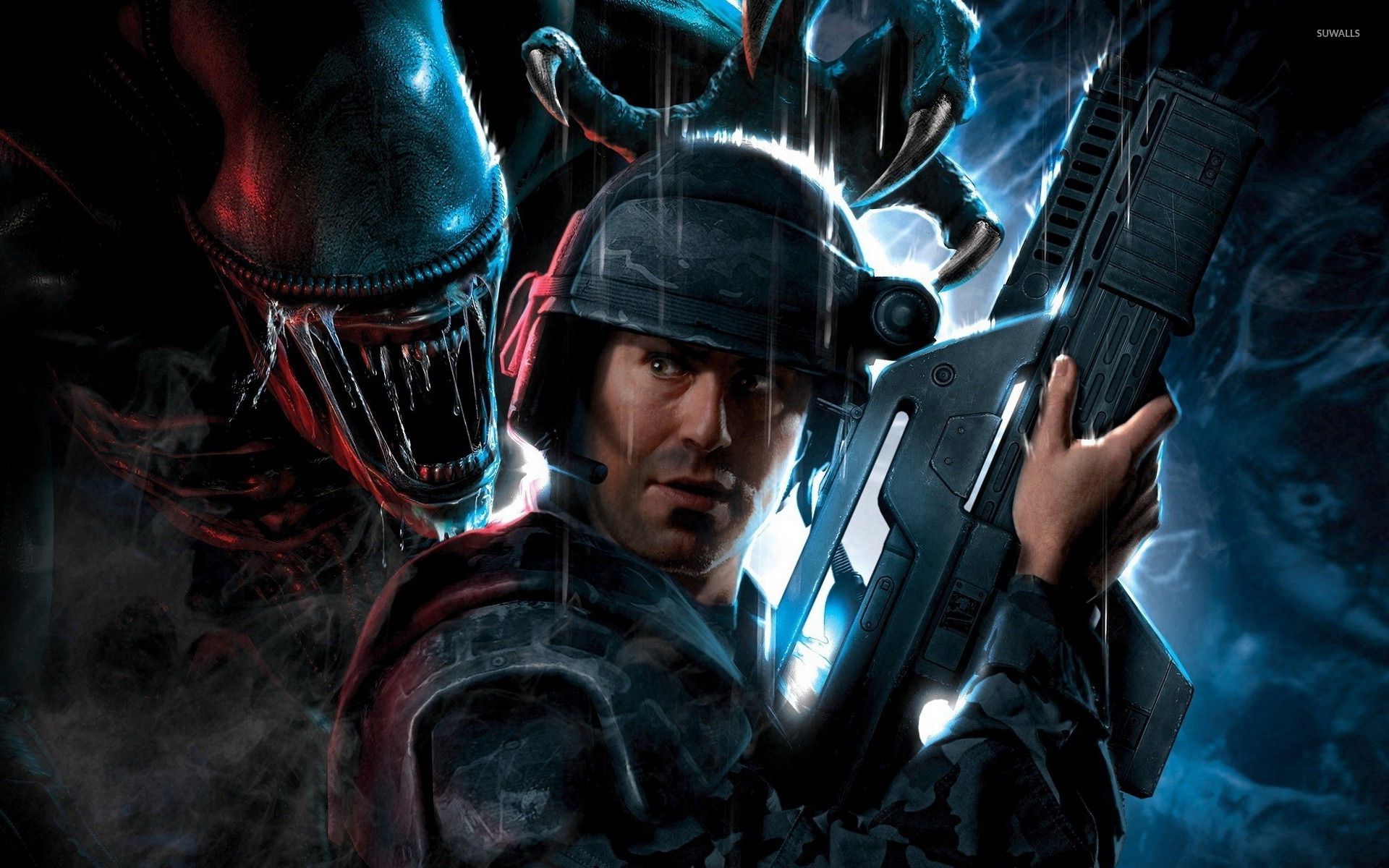 Free download Aliens Colonial Marines wallpaper Game wallpaper 16842 [1280x800] for your Desktop, Mobile & Tablet. Explore Aliens Colonial Marines Wallpaper. Marines Wallpaper HD, Alien Queen Wallpaper