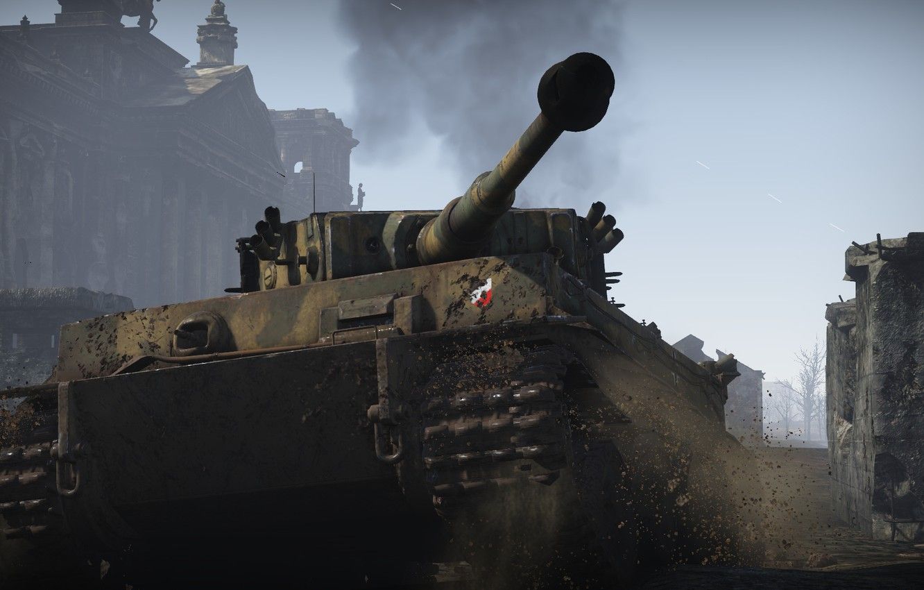 Wallpaper tower, Tiger, War, Tank, War Thunder, Ground Forces image for desktop, section игры