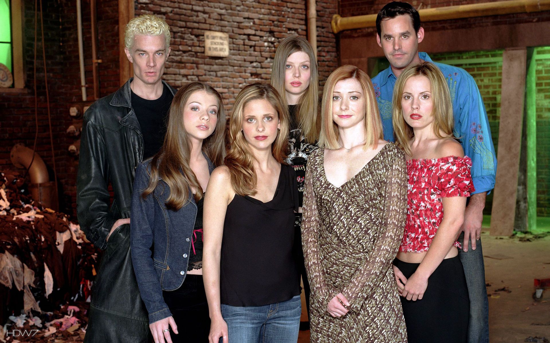 Buffy The Vampire Slayer Tv Series Show The Vampire Slayer Season 5 Cast Wallpaper & Background Download