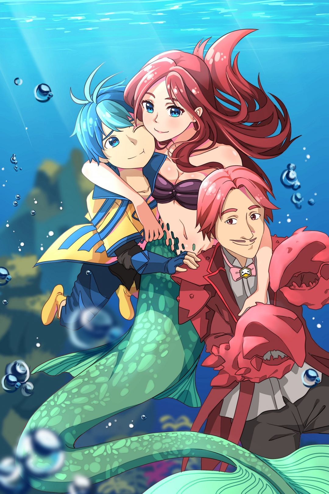 Anime Wallpaper HD: Anime Mermaid iPhone Wallpaper
