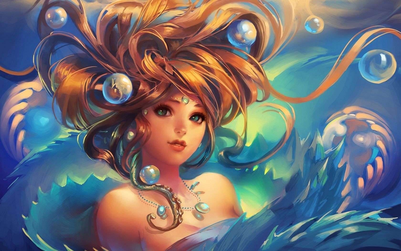 Anime Beautiful Wallpaper Mermaid