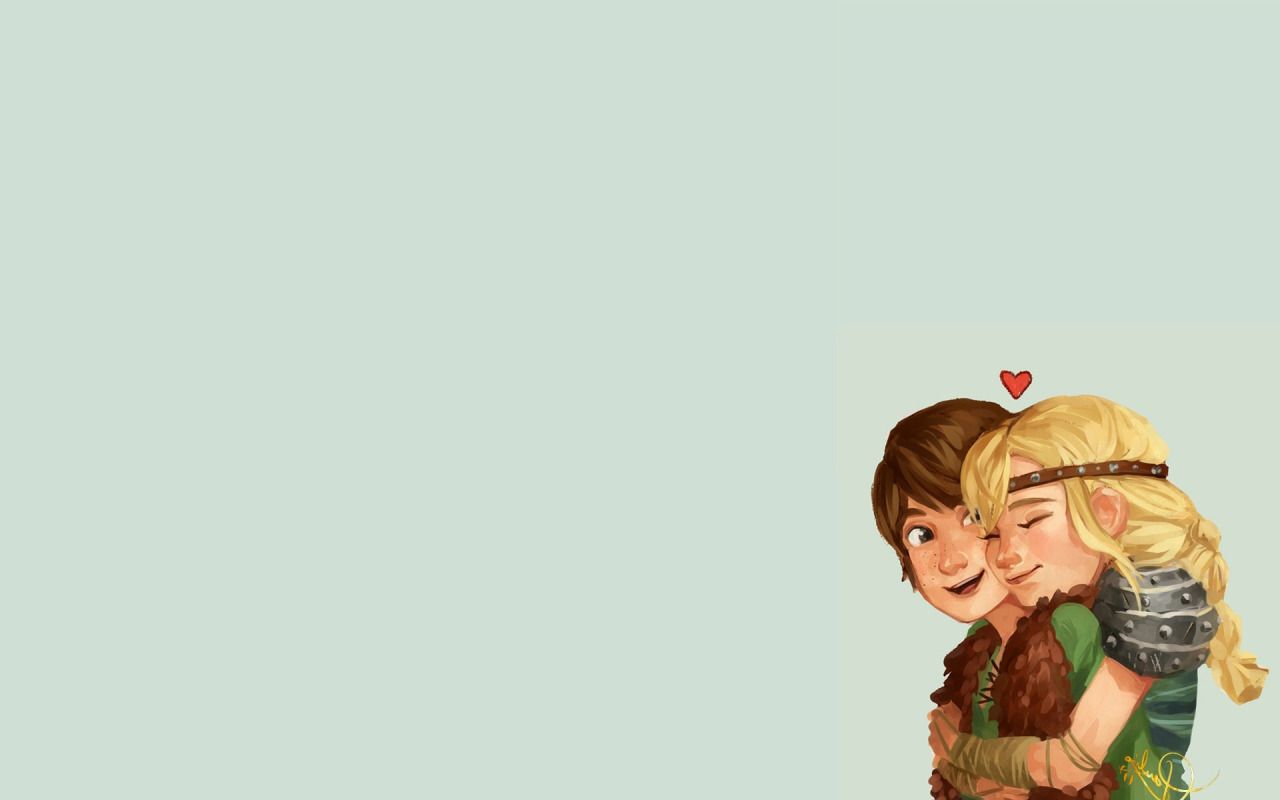 Beautiful ♡ Hiccstrid ^.^ ♡. How to train your dragon, Cute wallpaper, Hiccstrid