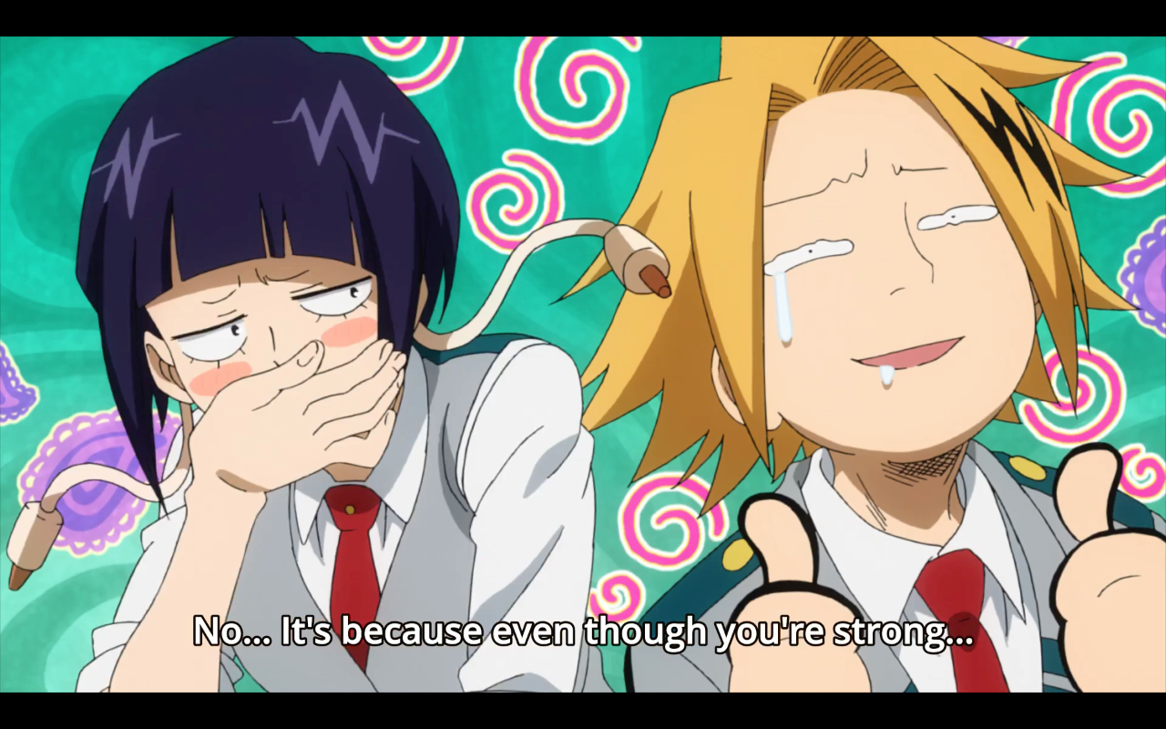 Denki Kaminari, Kyōka Jirō.. Boku no Hero Academia.. BNHA.. 2x13. My hero, Boku no hero academia, My hero academia