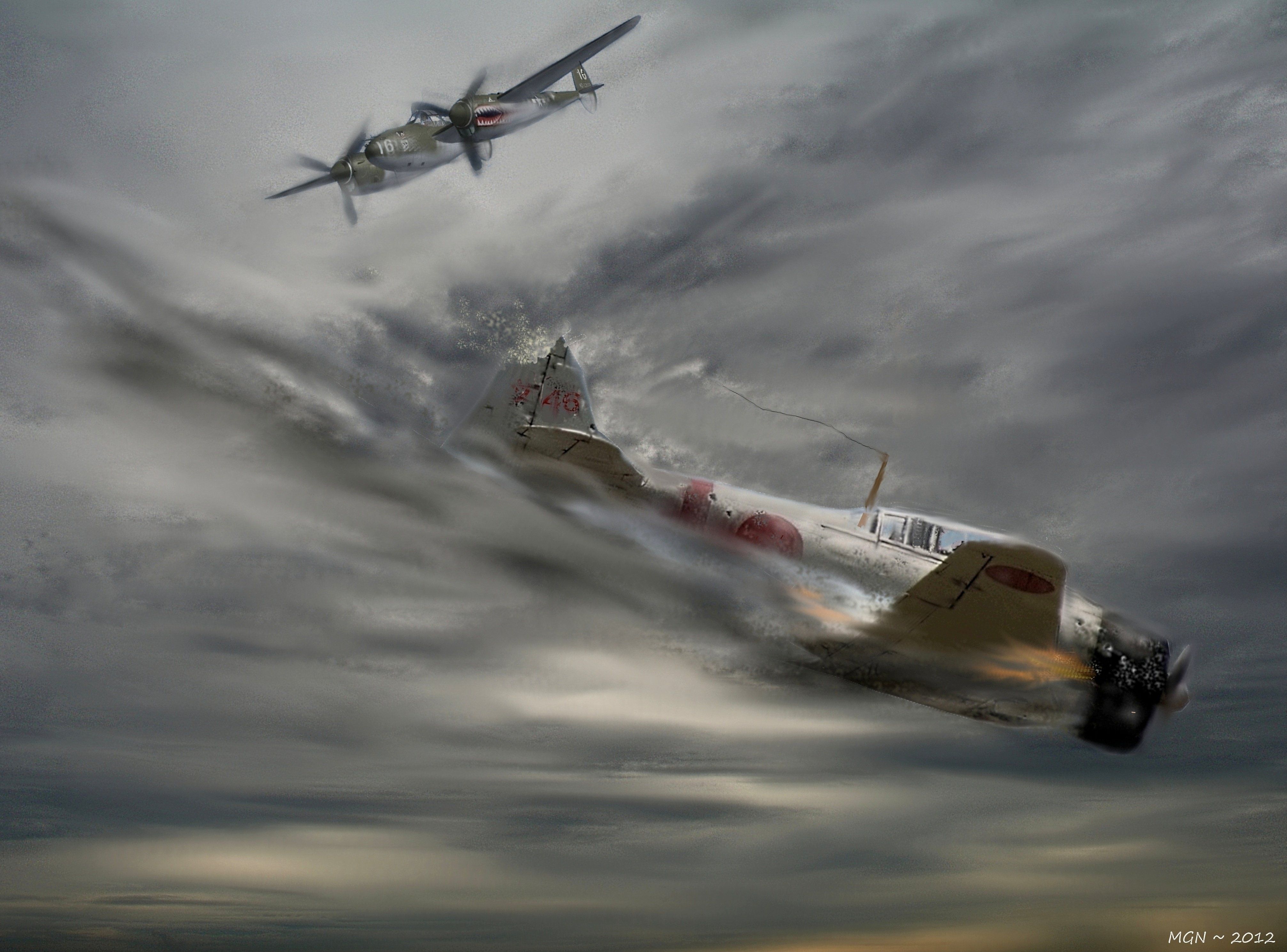 Ww2 Plane Wallpaper Battle Art Pla Planes In Battle HD Wallpaper