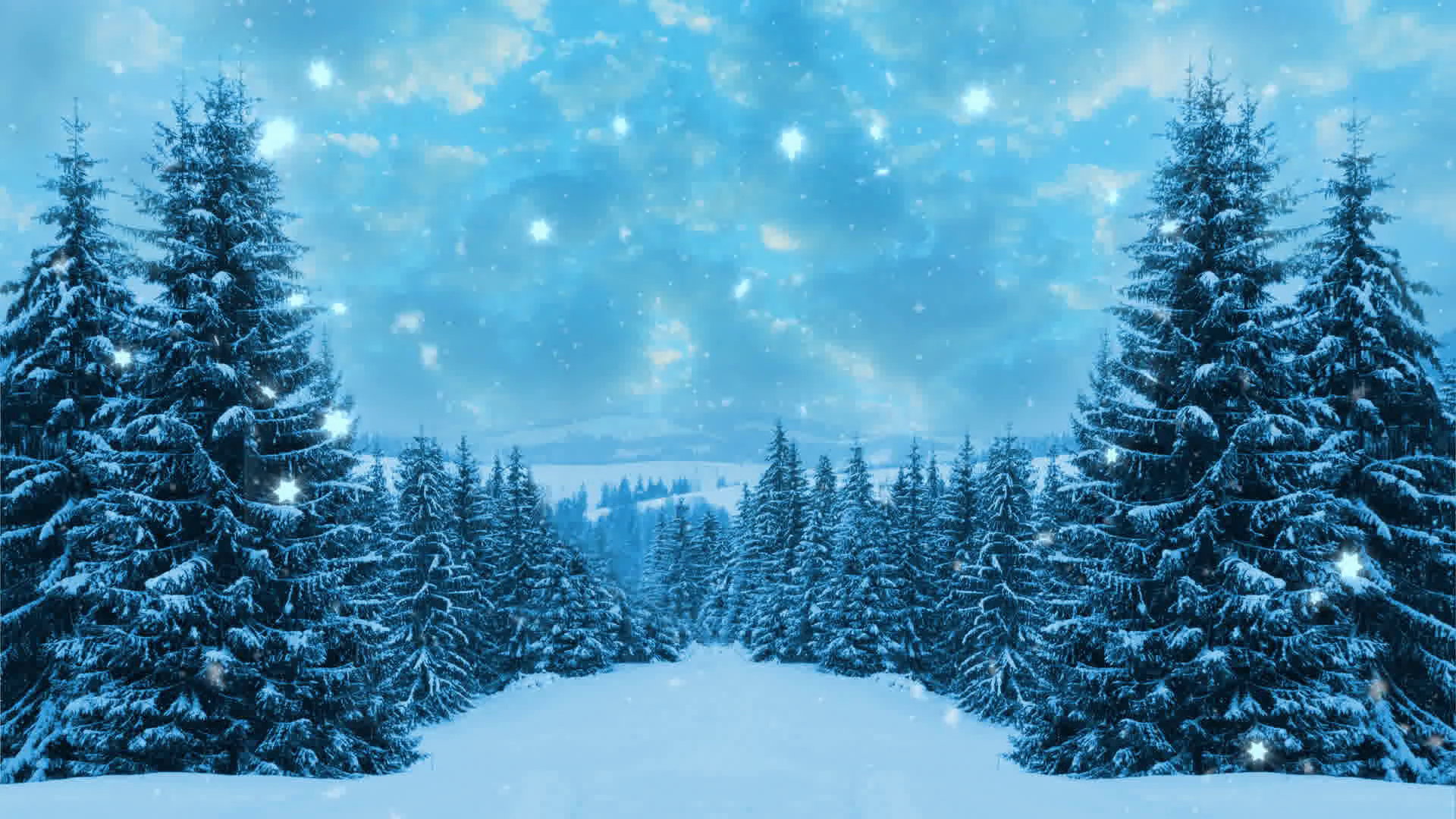 Happy New Year Winter HD Wallpaper