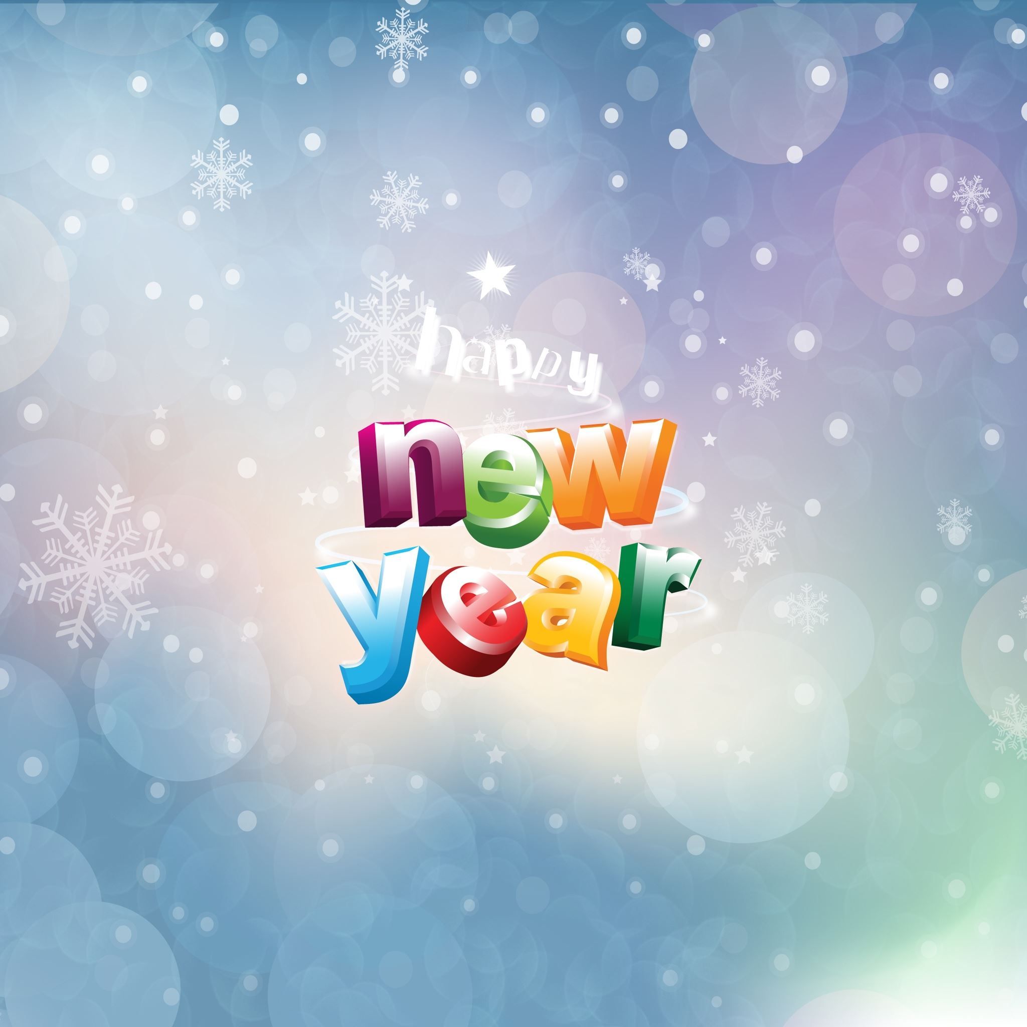 Happy New Year Everyone iPad Air Wallpaper Free Download