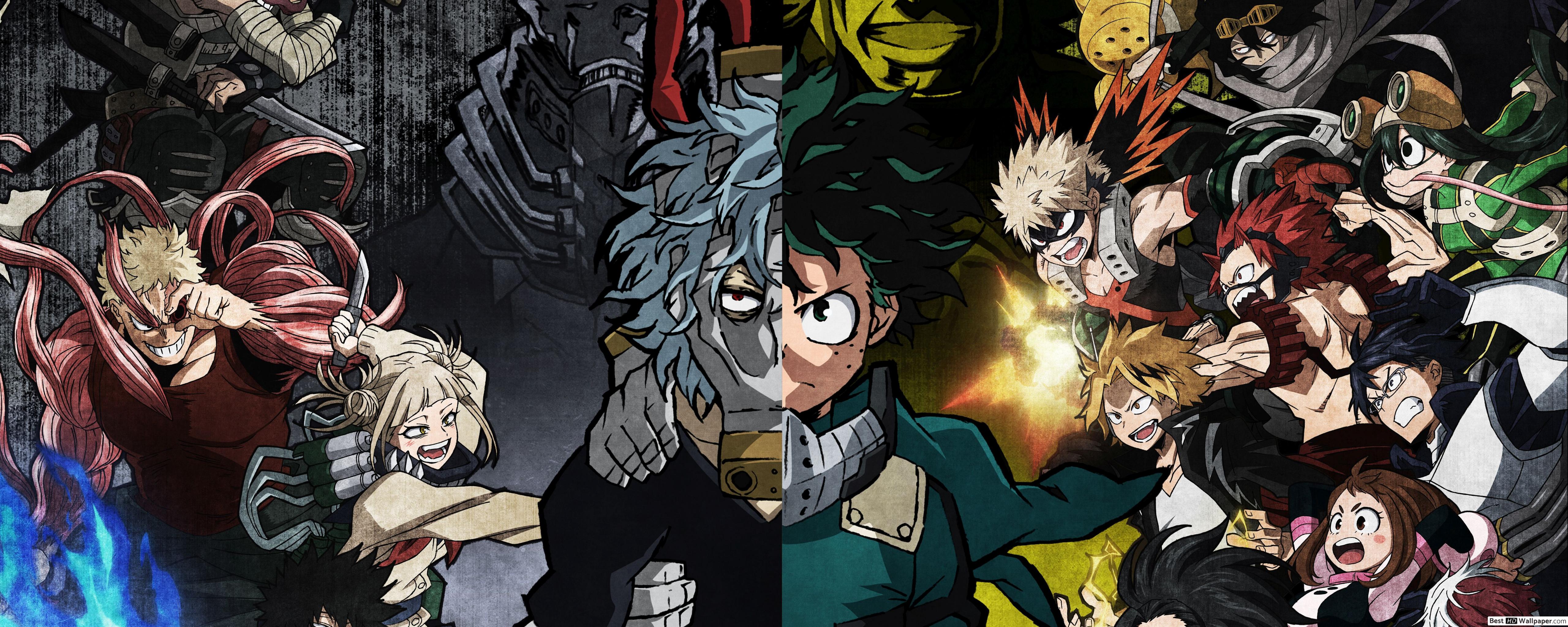My Hero Academia Vs Villains HD wallpaper download