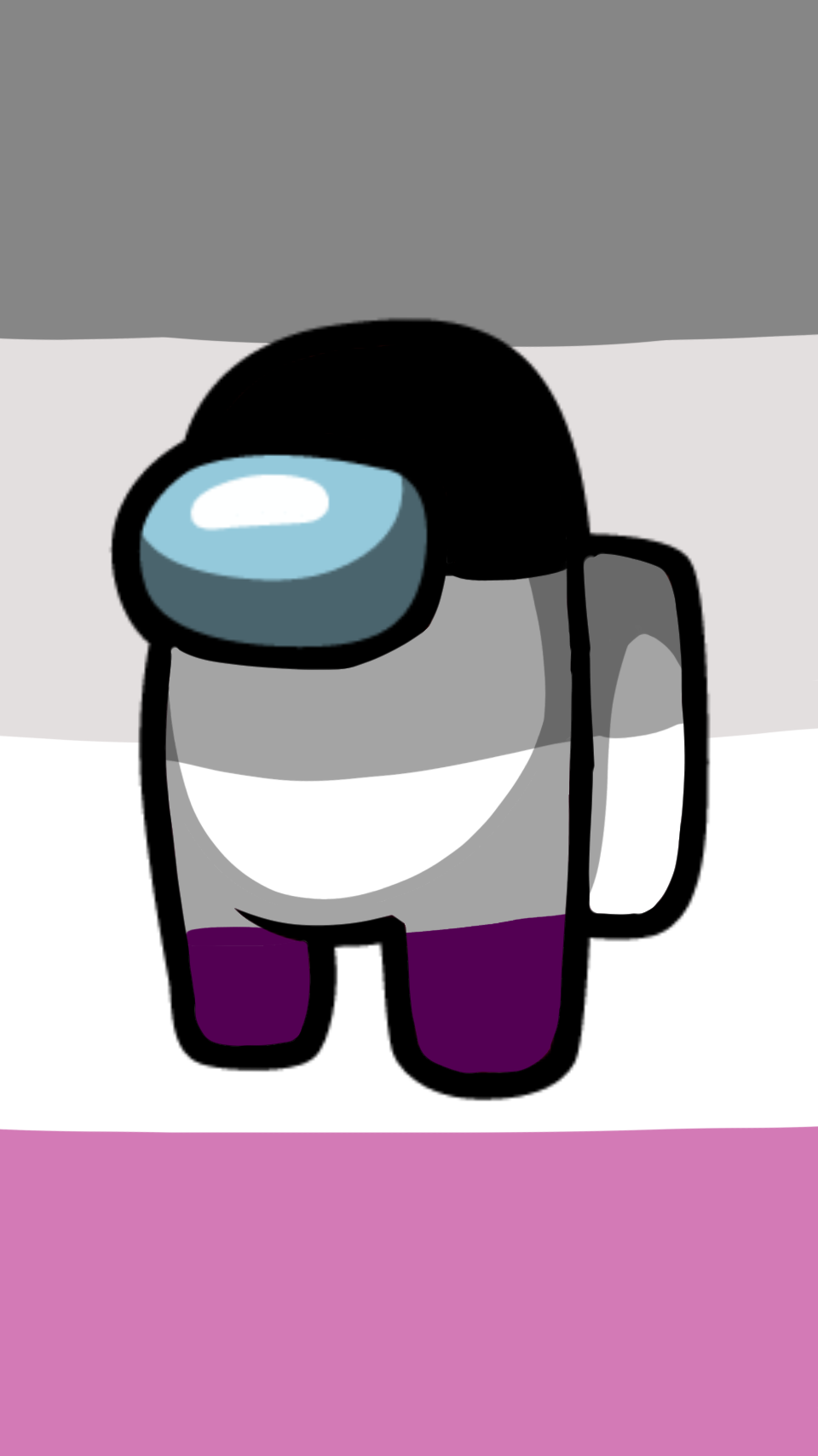Among us asexual crewmate wallpaper i made. Feel free to use if you'd like!