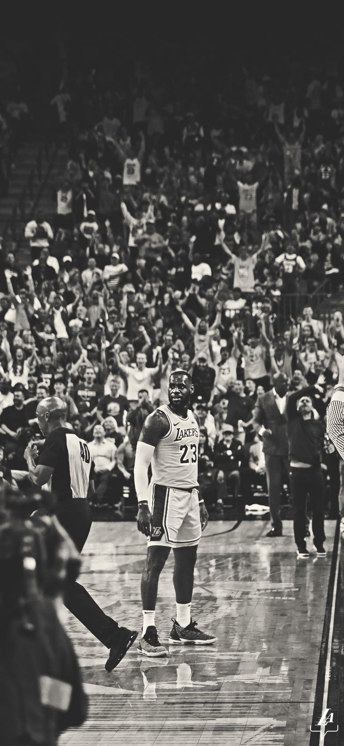 Lebron James Wallpaper Black And White Lakers