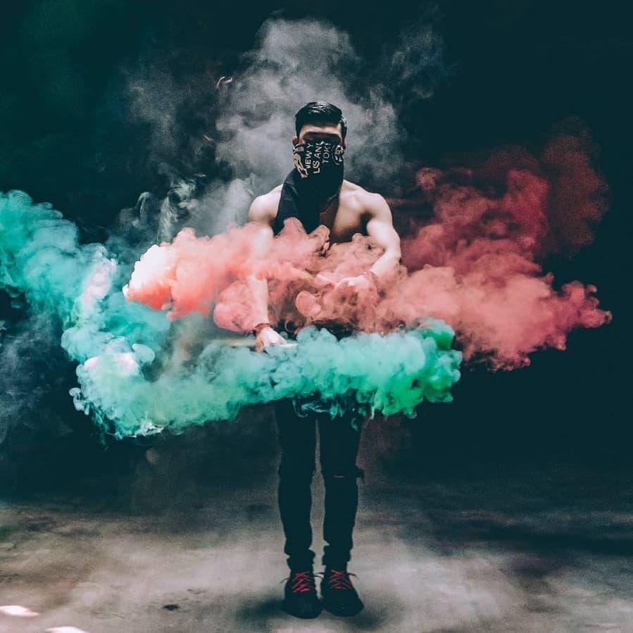 Smoke Bomb Wallpaper for Android