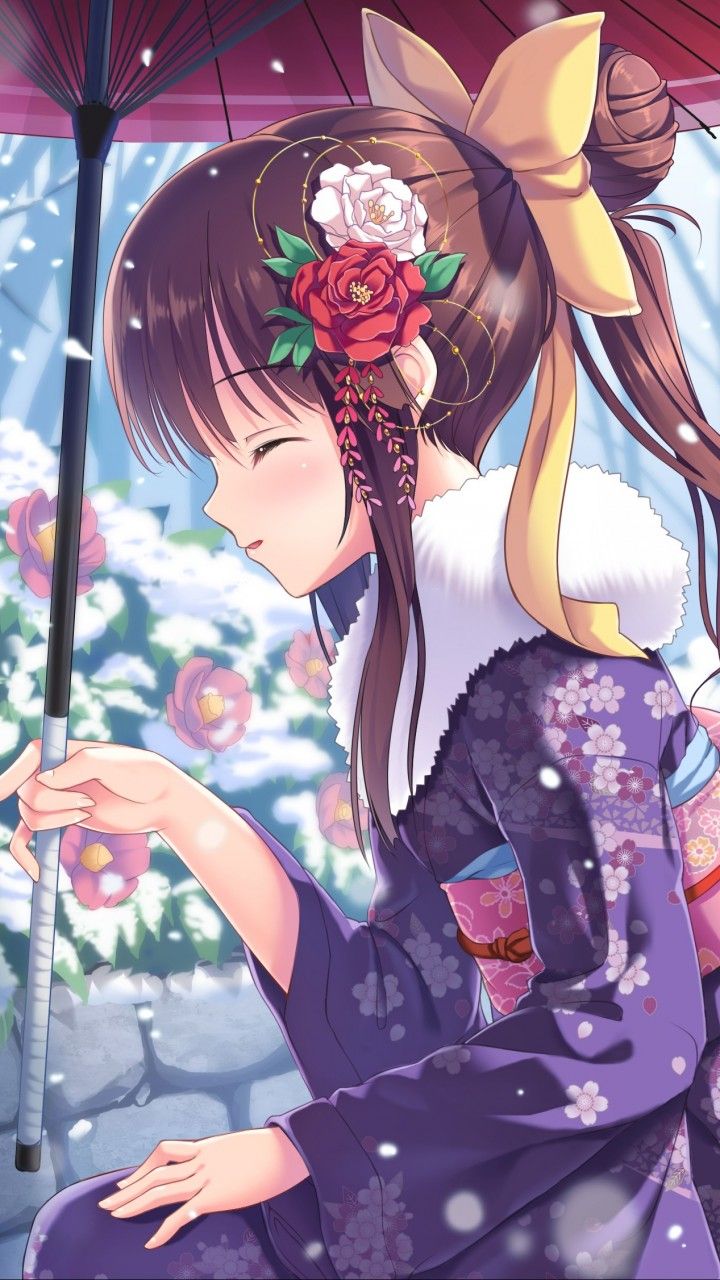 Anime Kawaii Girl Wallpaper HD
