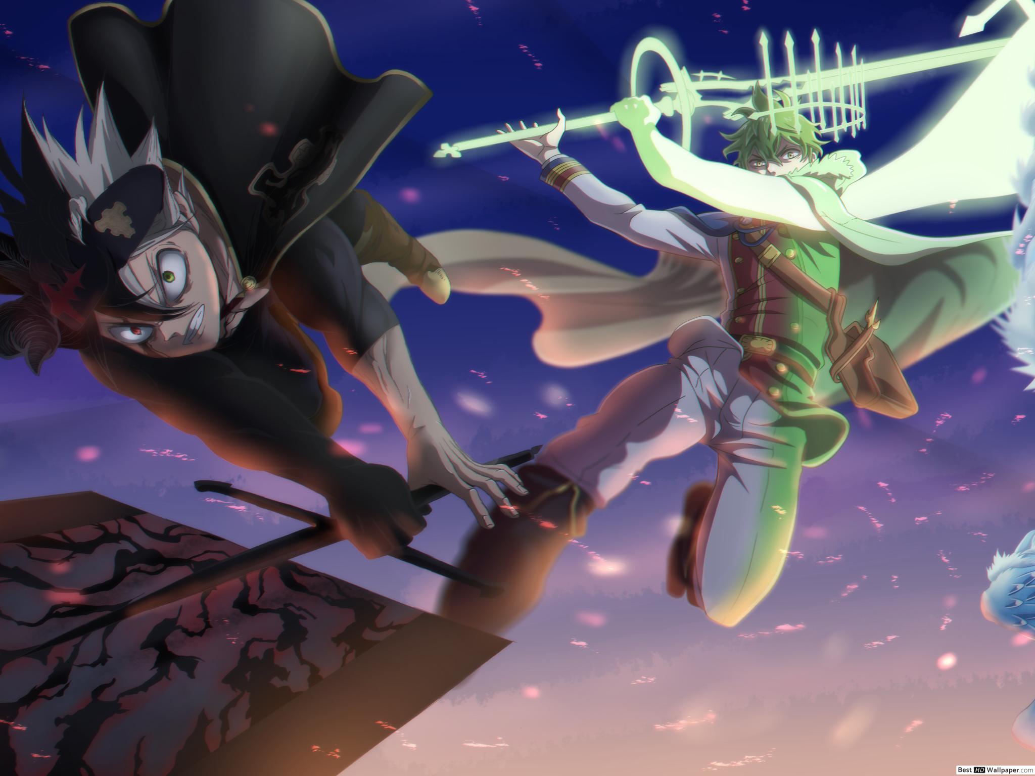 Black Clover, Yuno & Noelle Silva HD wallpaper download