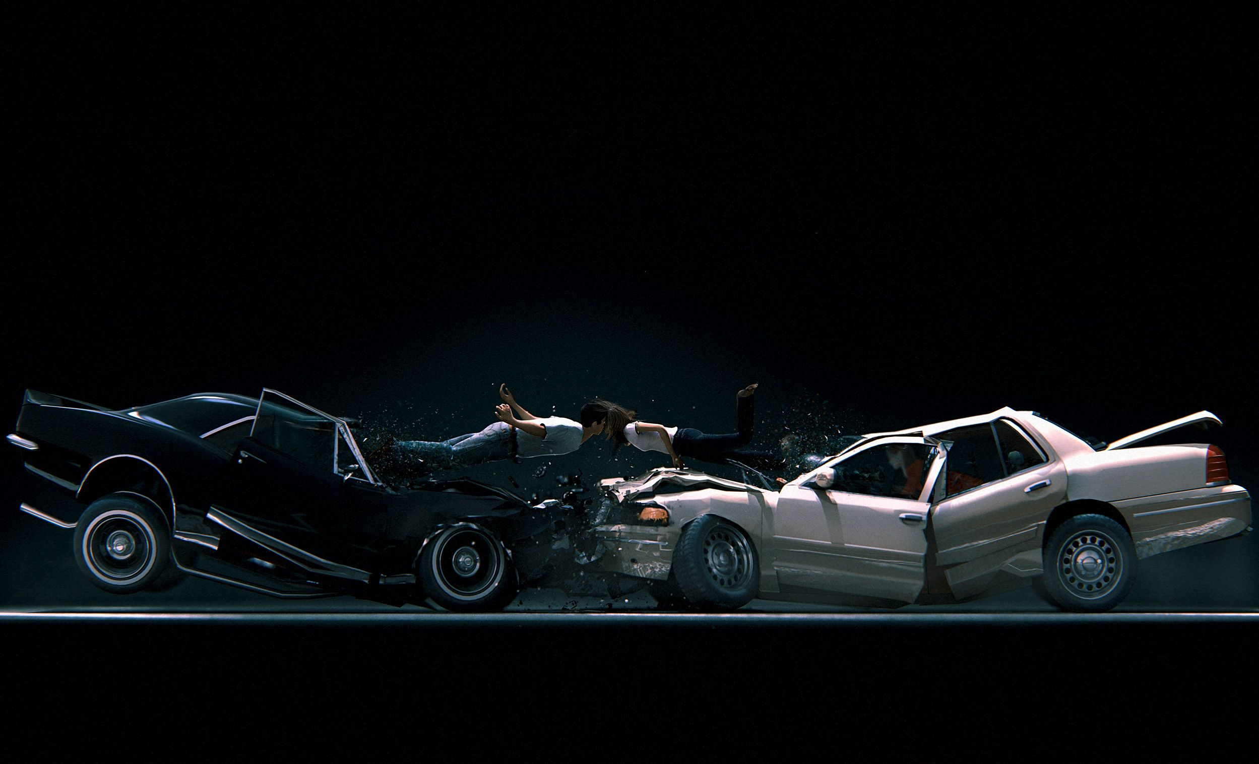 Car Crash Wallpaper