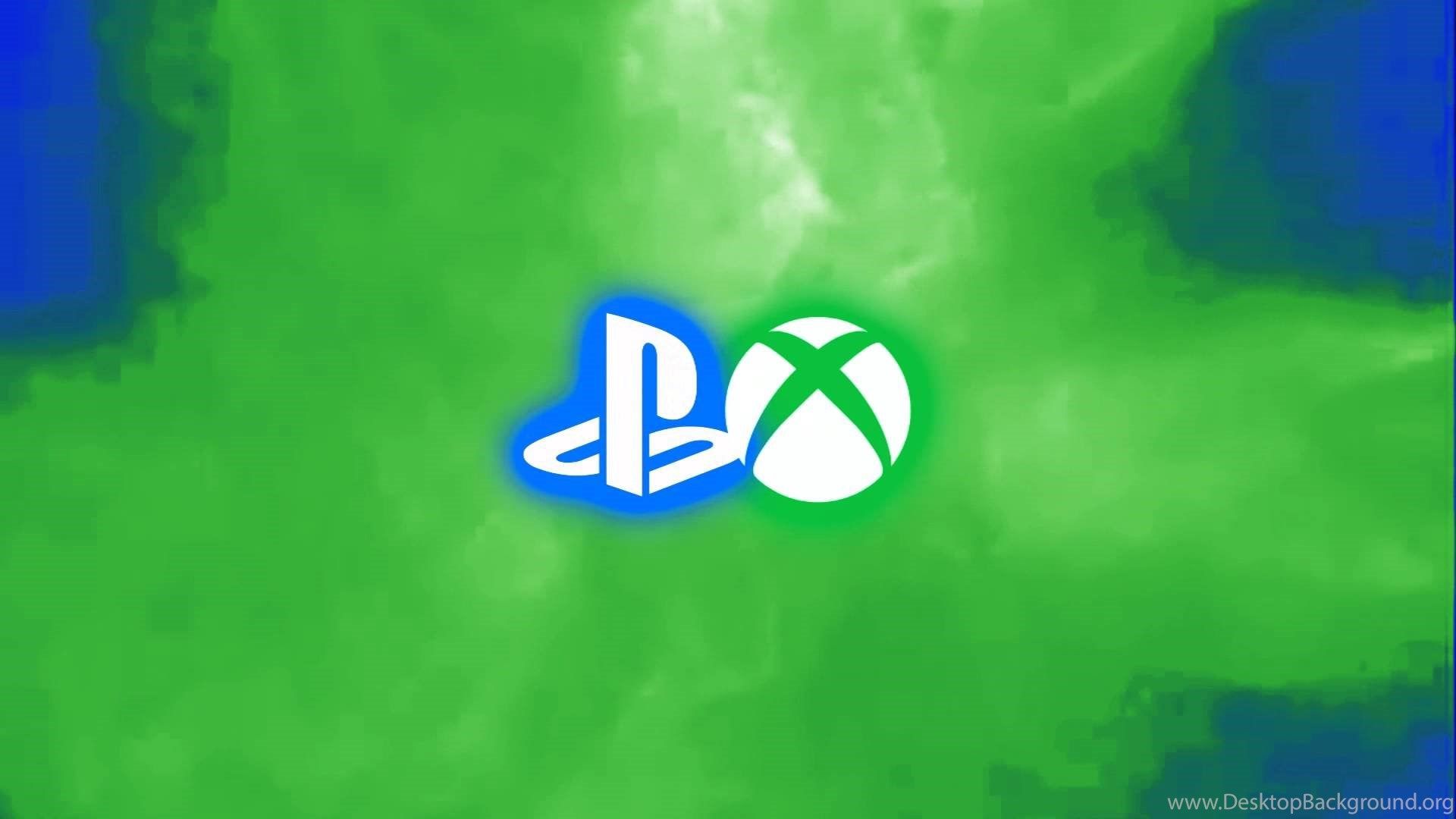 Playstation XBOX Logo YouTube Desktop Background