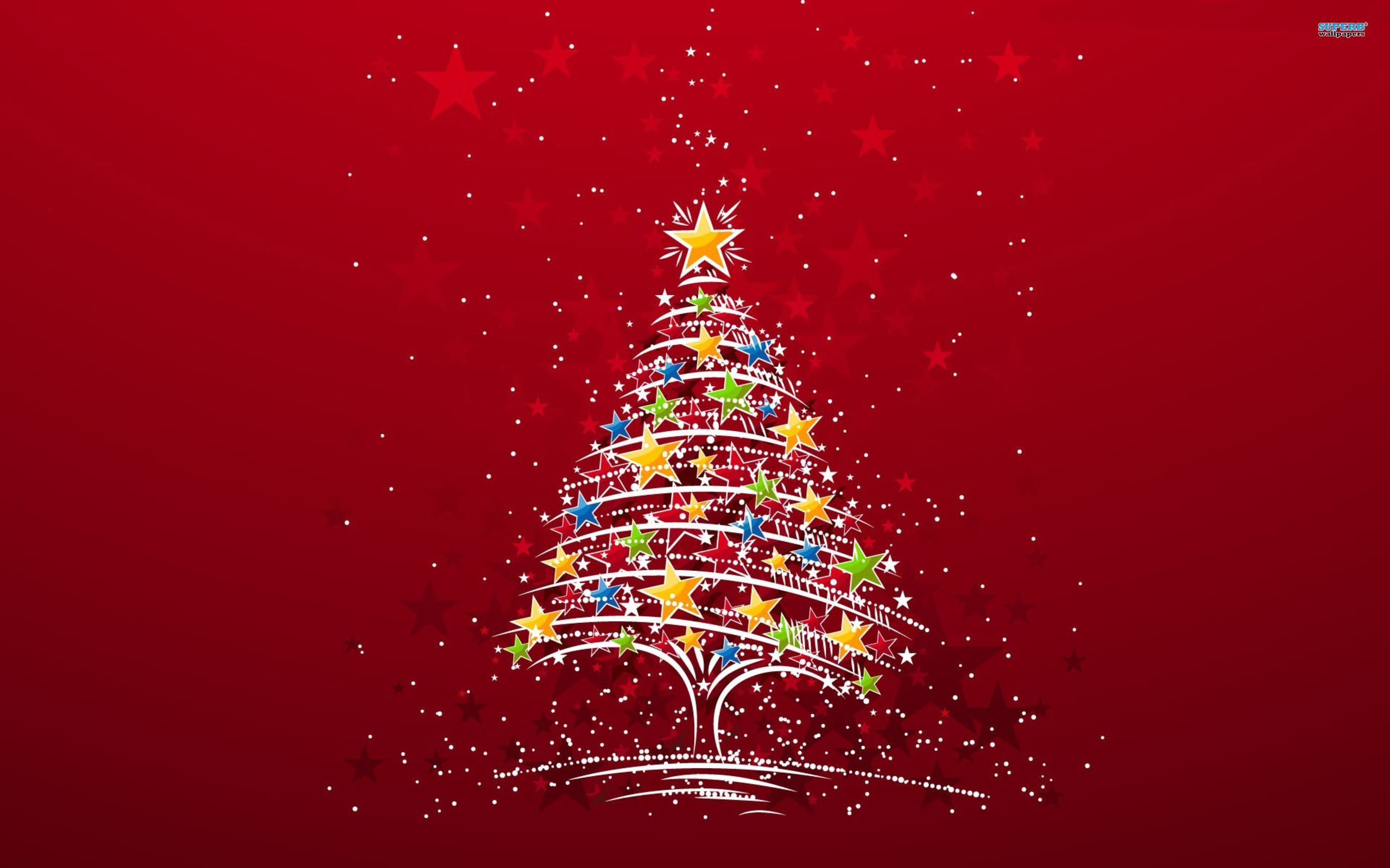 Colourful Christmas Wallpaper