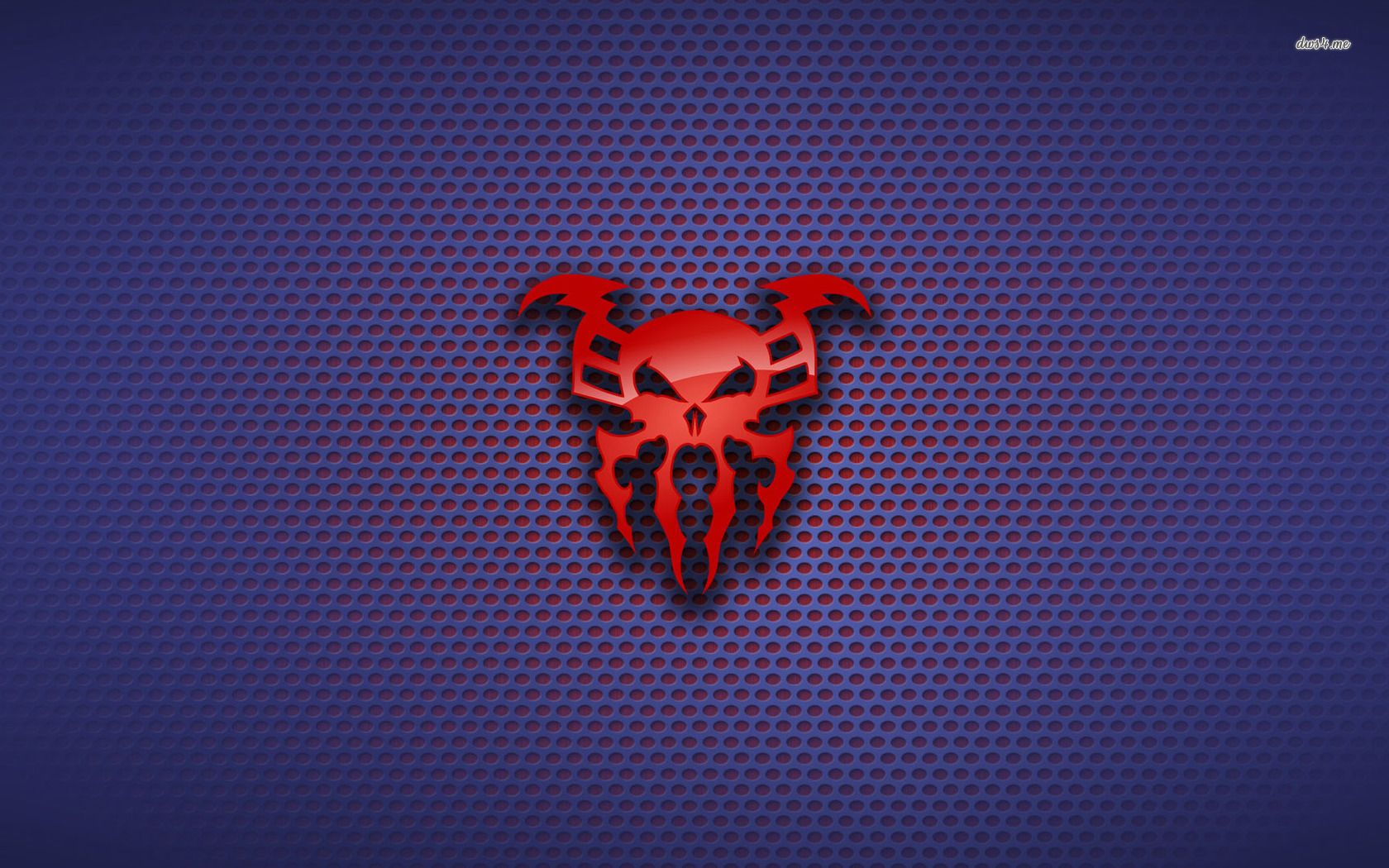 Spiderman Symbol As A Skull