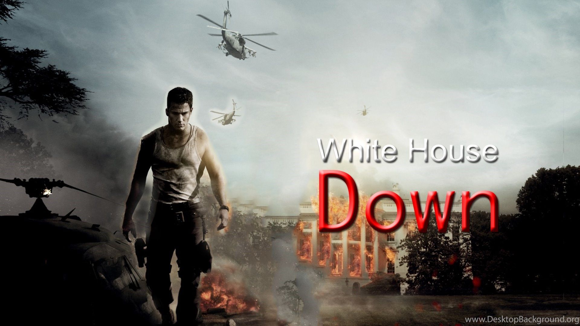 White House Down HD Wallpaper Movie, Bestscreenwallpaper.com, GUN. Desktop Background