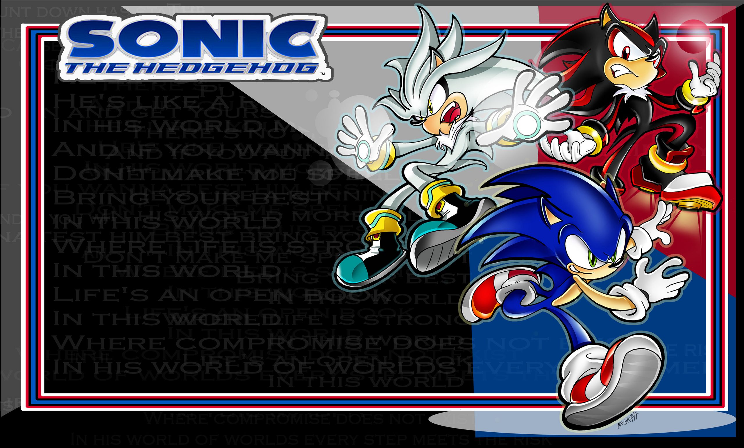 Sonic Silver Shadow Shadow And Silver The Hedgehog