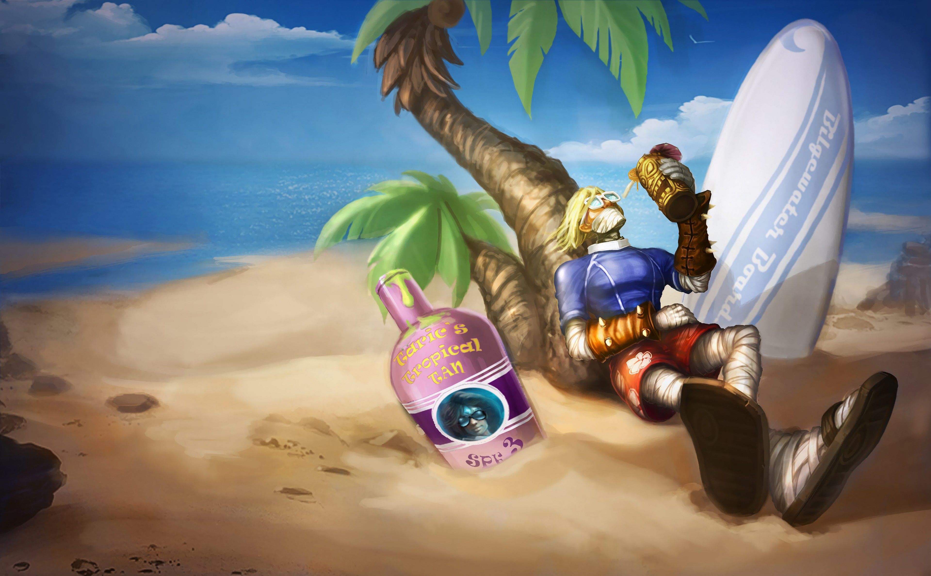 Surfer Singed. Wallpaper & Fan Arts. League Of Legends