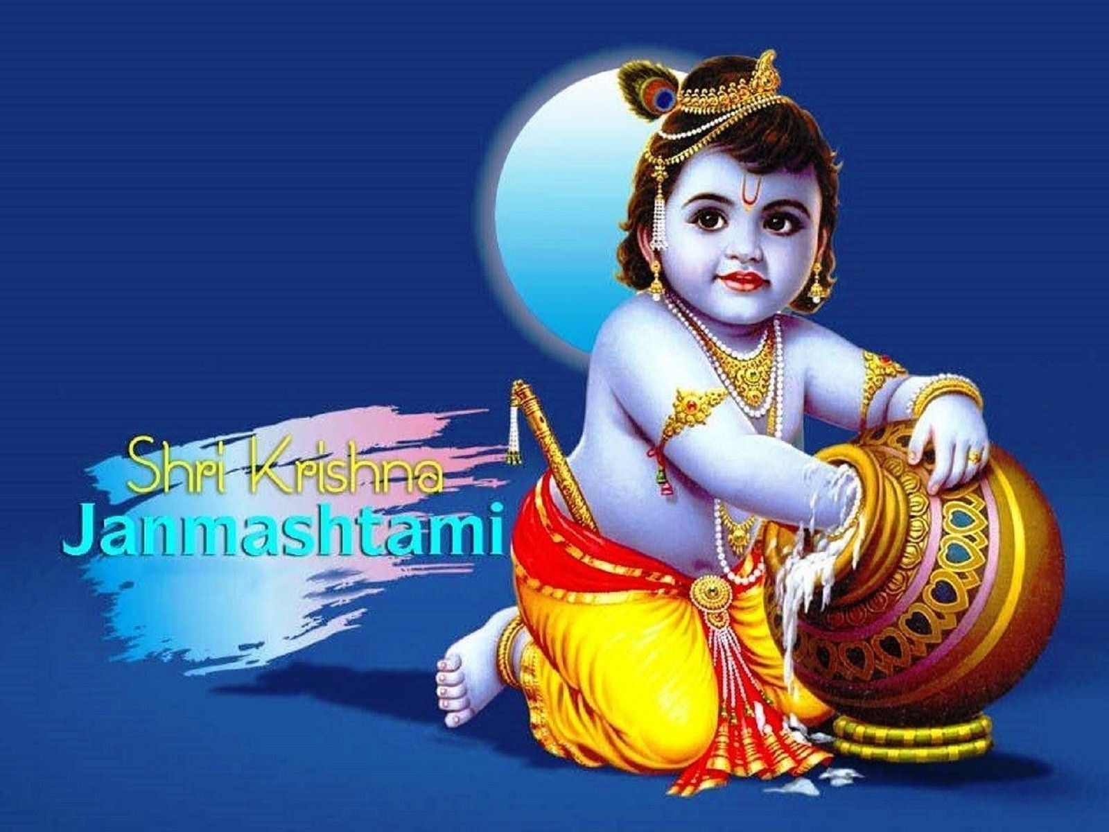 Lord Krishna Happy Janmashtami Image