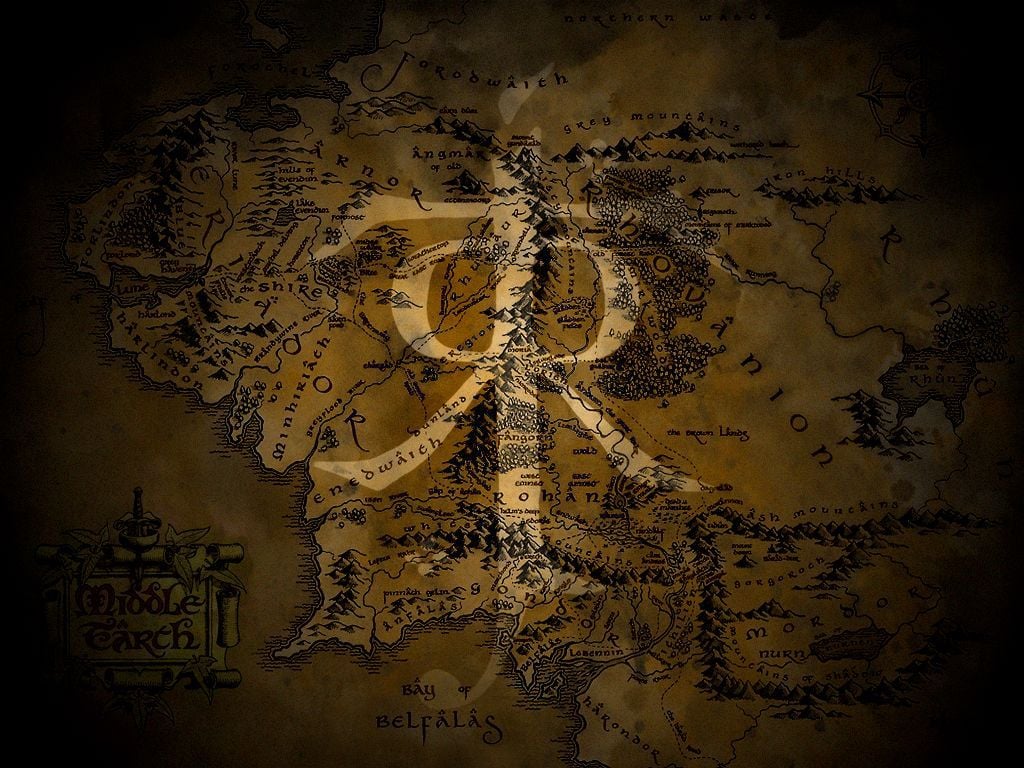 Middle Earth Wallpaper 2. Middle earth, Tolkien, Middle earth map